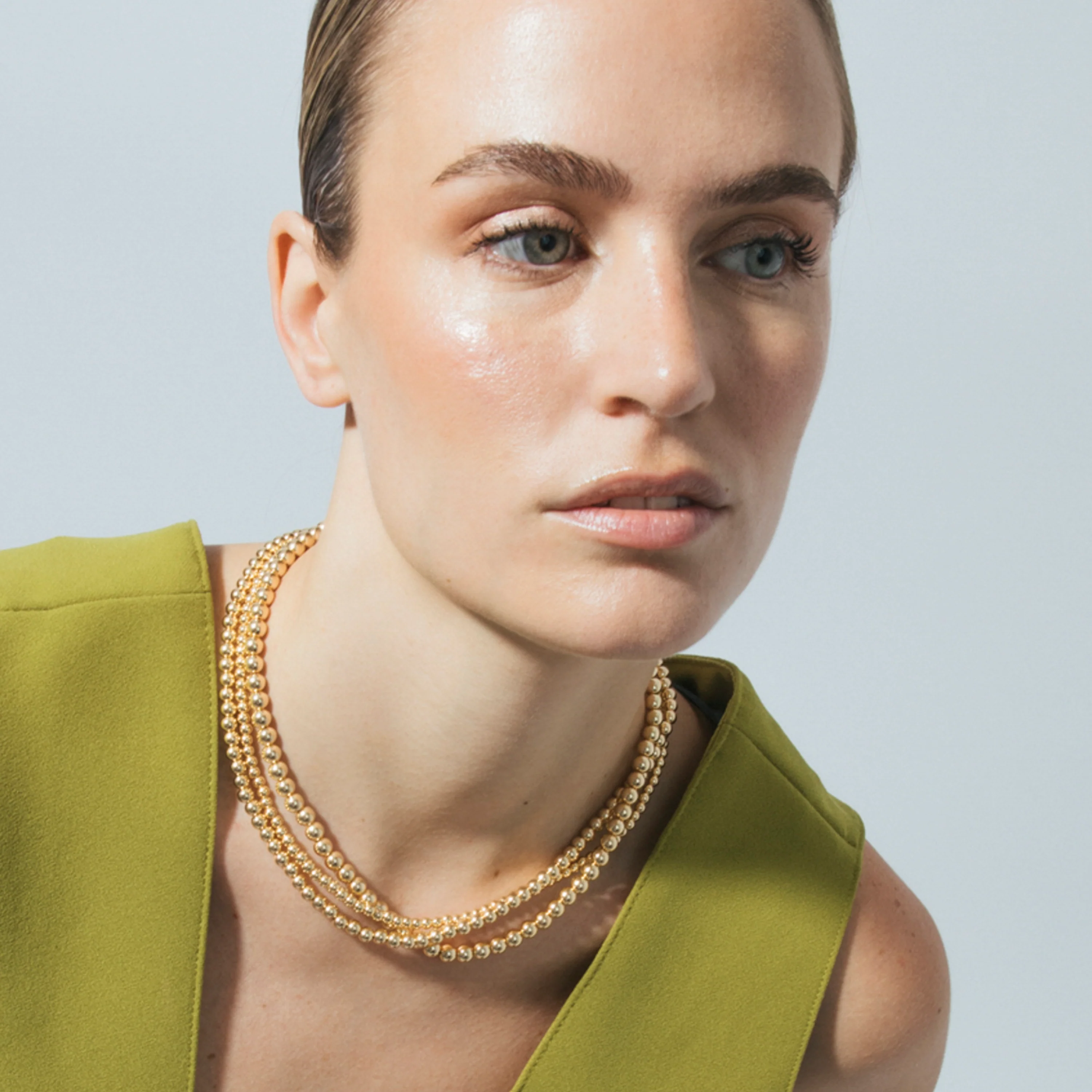 Collar acabado en oro amarillo 18k - Bielzu - Image 6