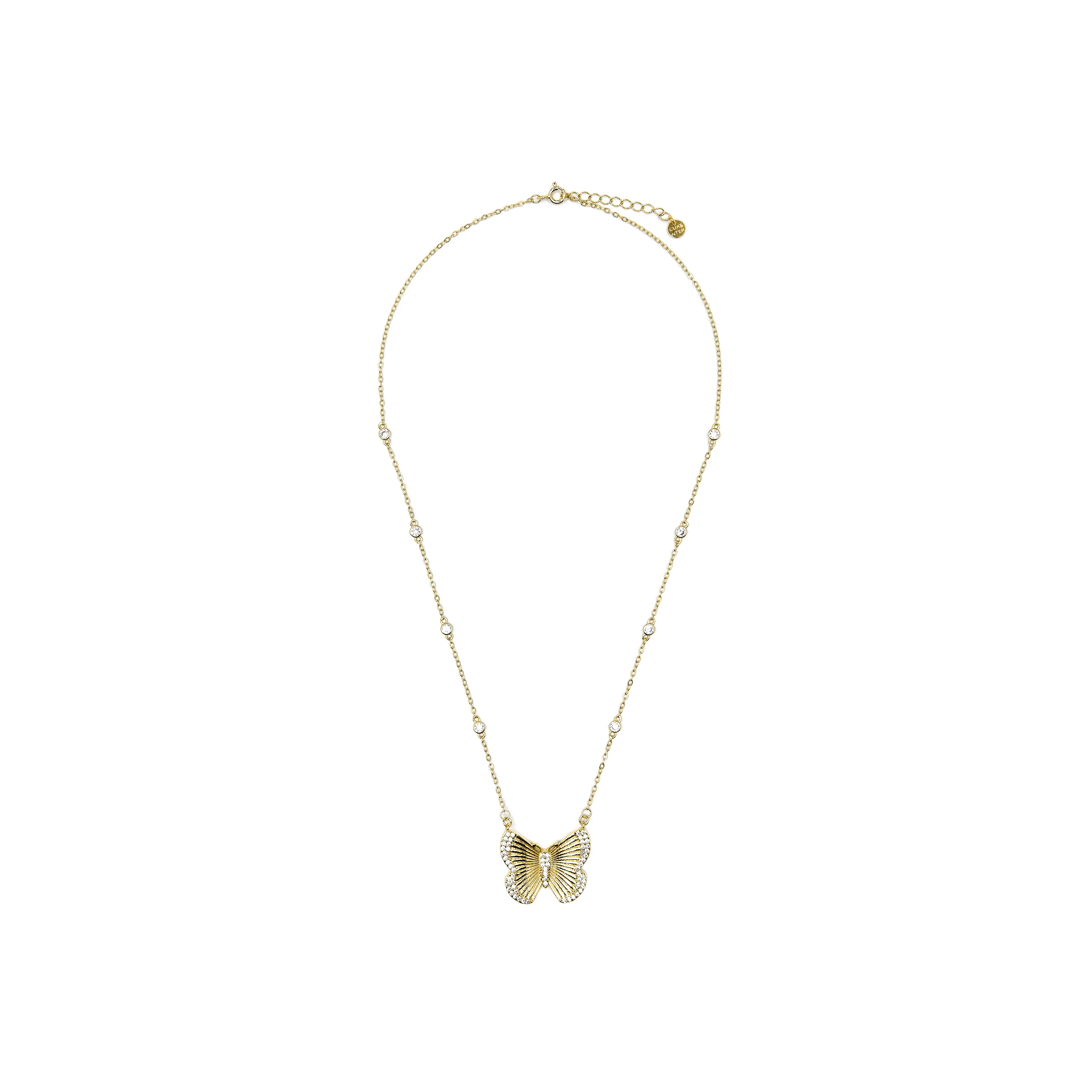 Collar de Plata de Ley 925 y Circonita Brillante acabado oro amarillo de 18k - Bifrea - Image 3