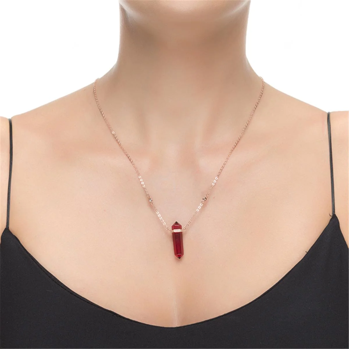 Collar Brineth Plata De Ley 925 - Brineth ROJO - Image 2