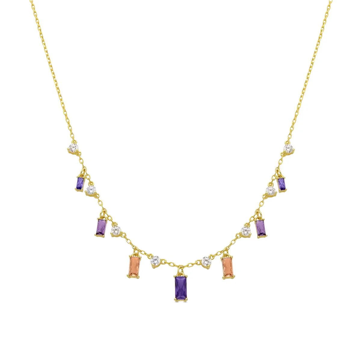Collar Caskik Plata de Ley 925 - Caskik MULTICOLOR