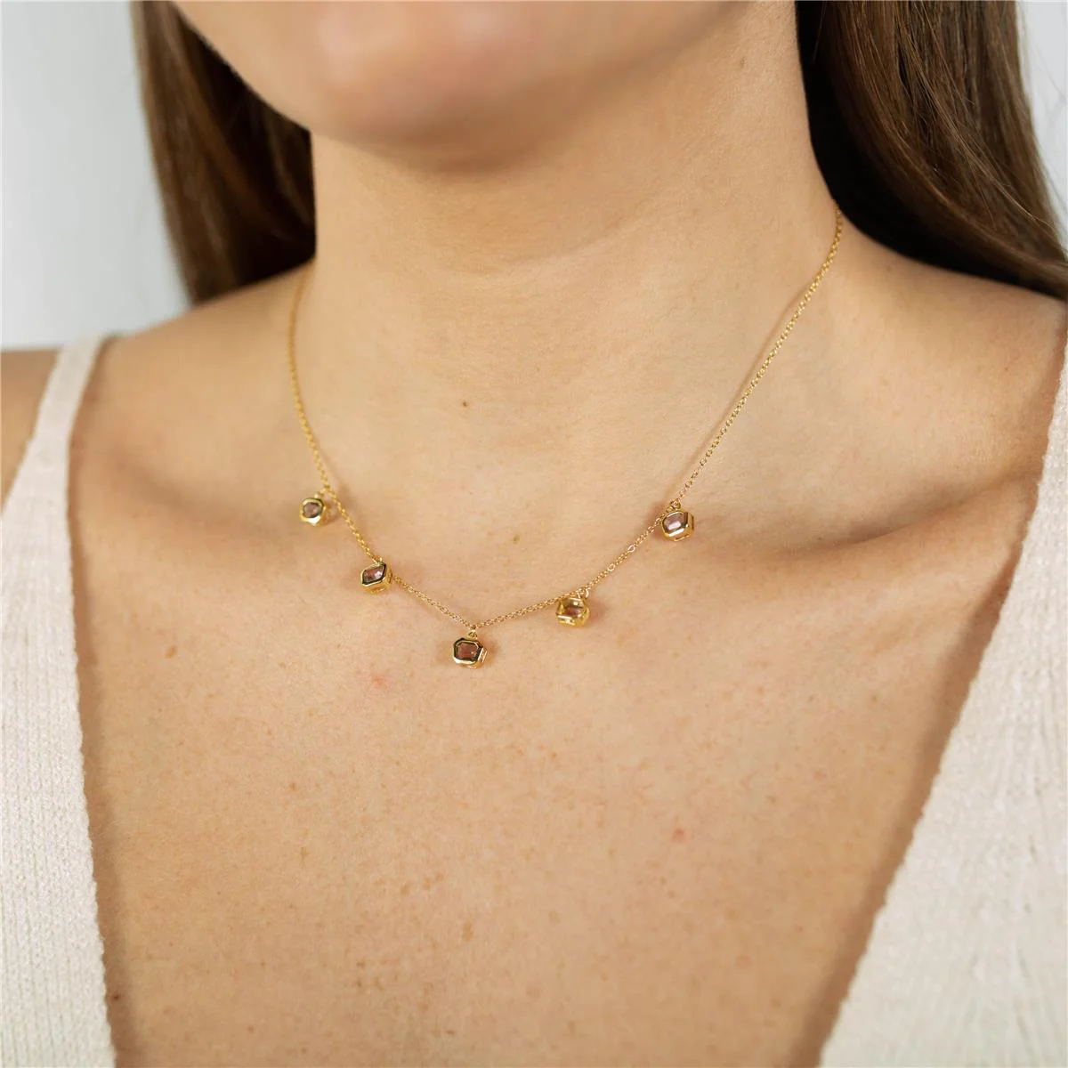 Collar Cate Plata De Ley 925 - Cate MORADO - Image 4