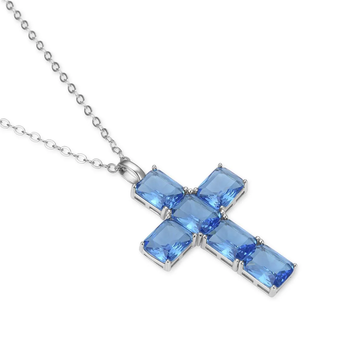 Collar Cathame Plata De Ley 925 - Cathame AZUL - Image 3