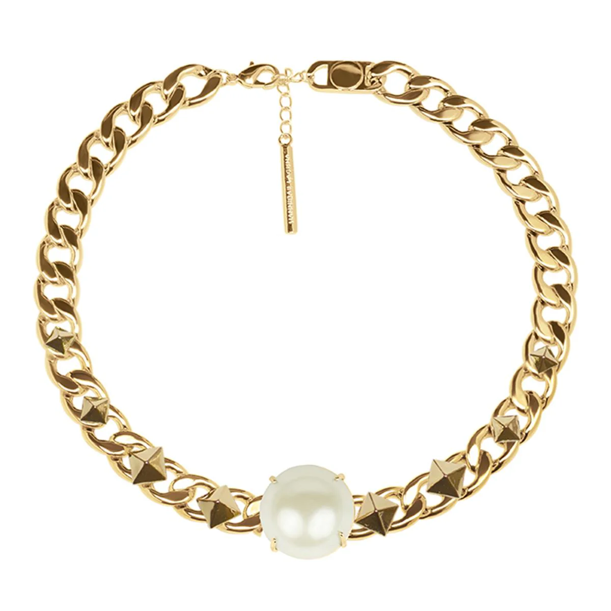 Collar Century acabado en Oro Amarillo de 18 Kts - Century BLANCO