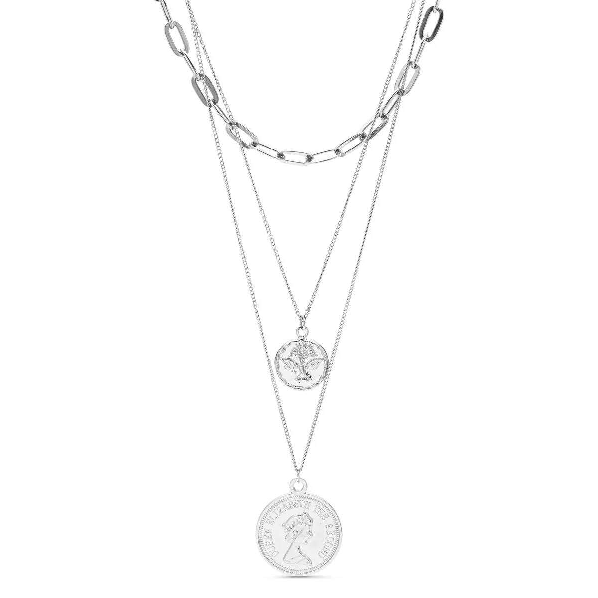 Collar Ceoltine acabado en Rodio - Ceoltine GRIS