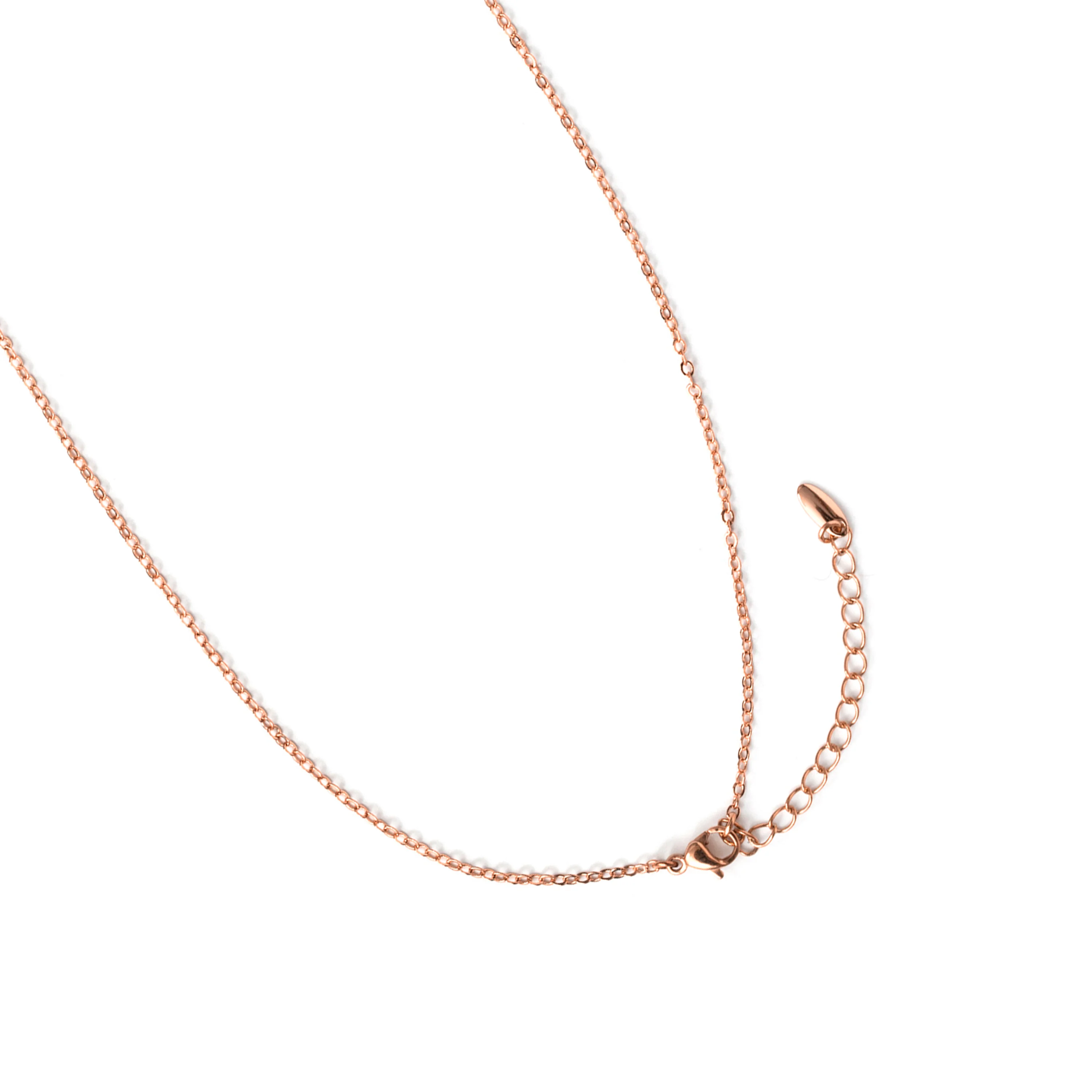 Collar de Circonita Brillante acabado en oro rosa de 18k - Rambol - Image 7
