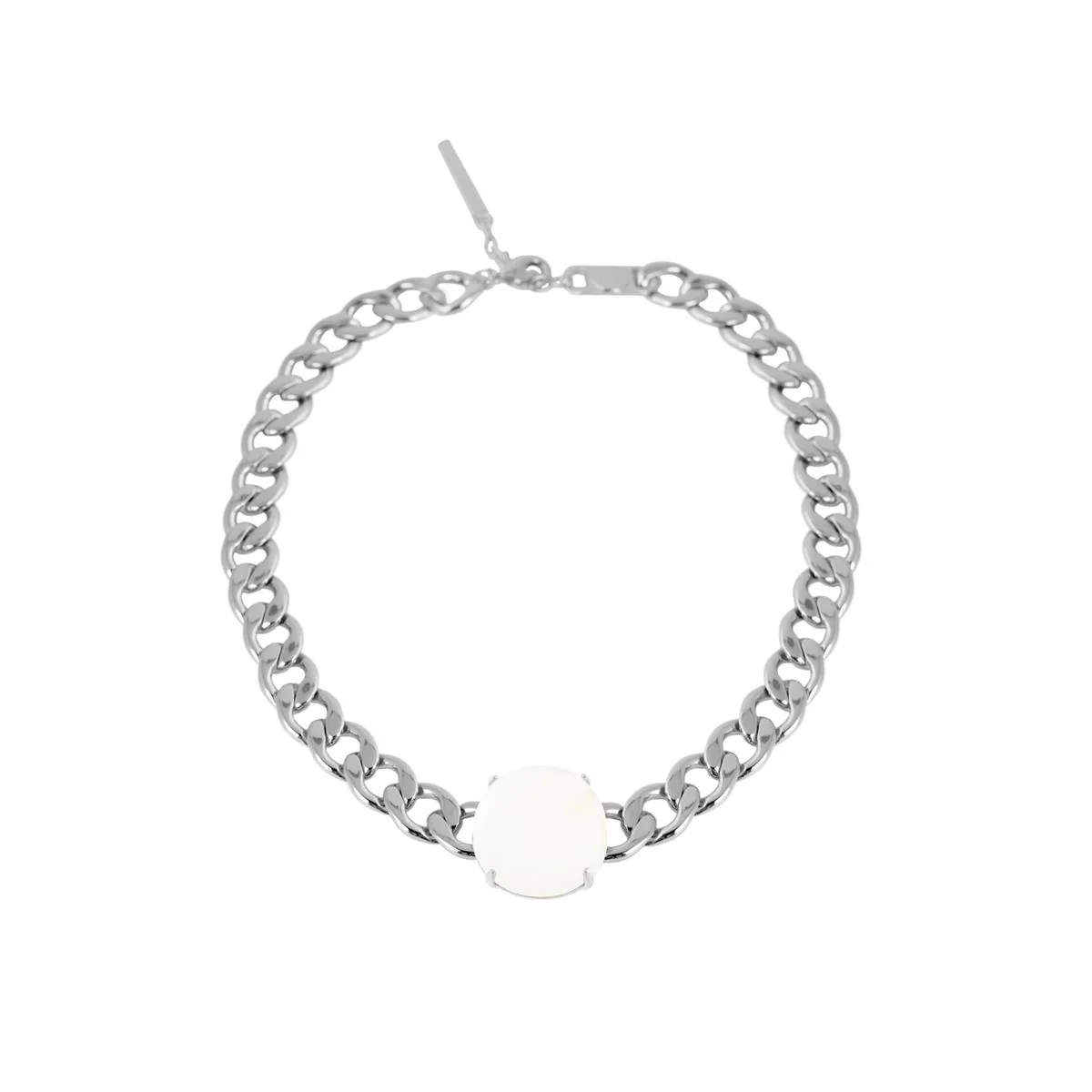 Collar Clarion acabado en Rodio - Clarion BLANCO