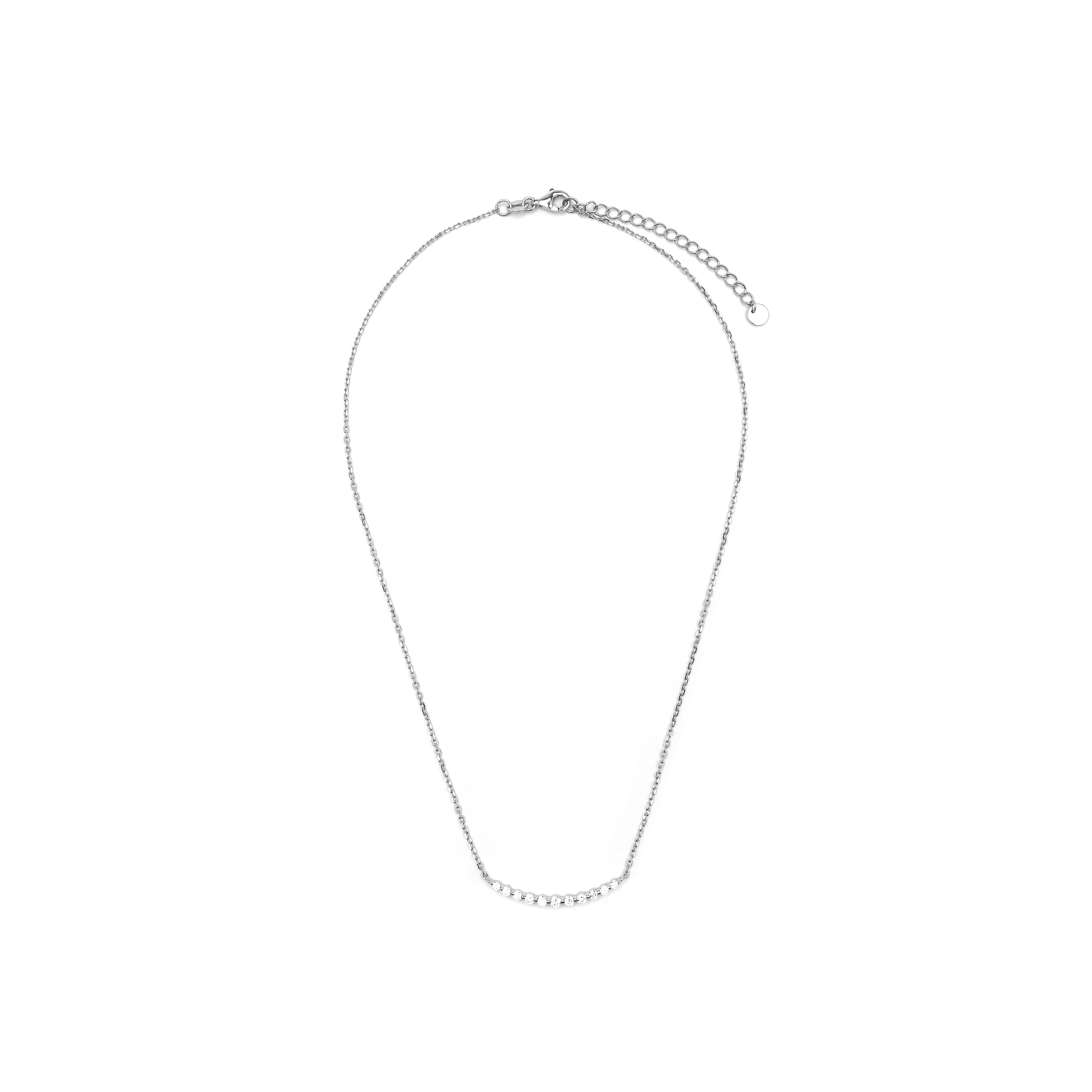 Collar de Plata de Ley 925 y Circonita Brillante acabado rodio - Copim - Image 3