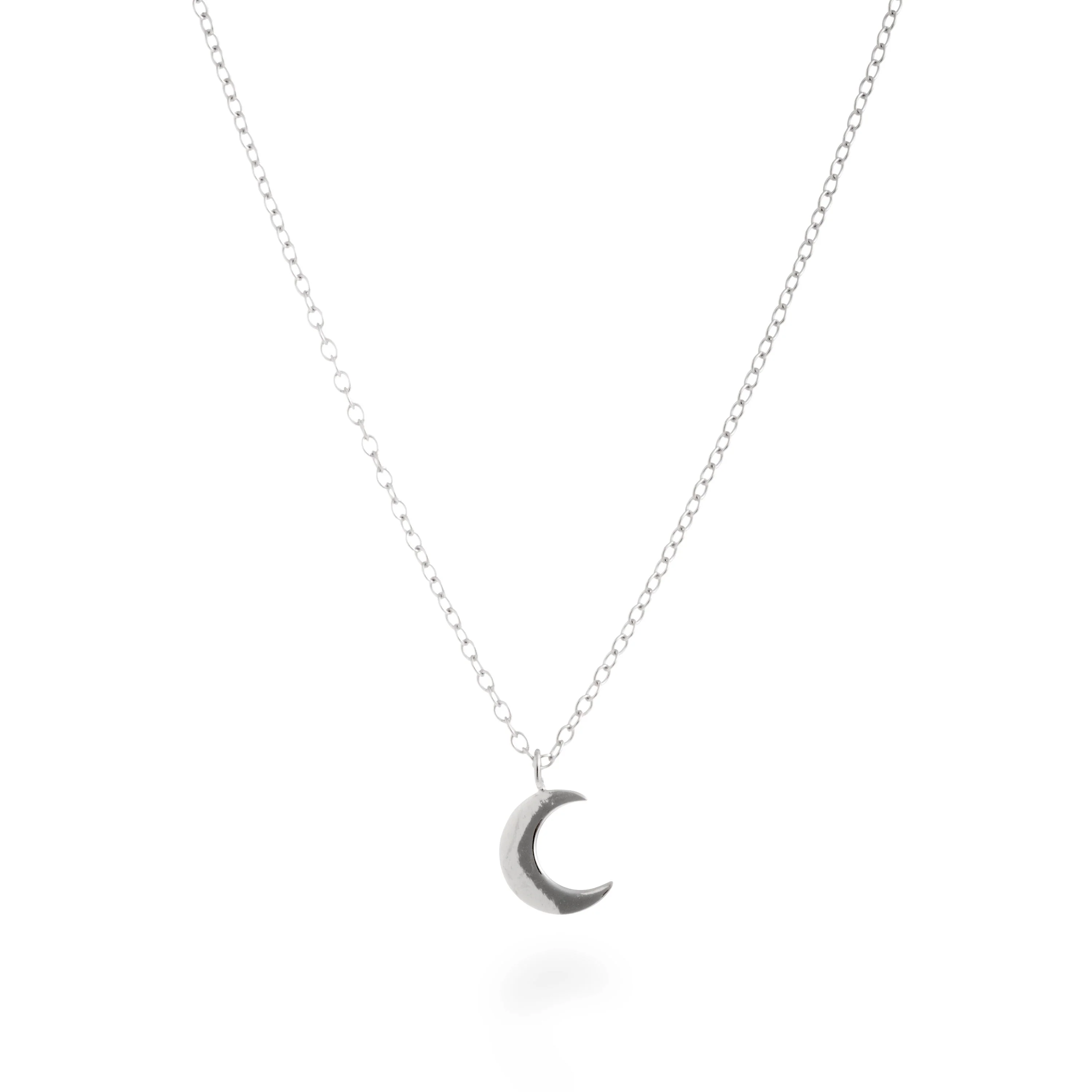 Collar de Plata de Ley 925 acabado en rodio - Crescent - Image 3
