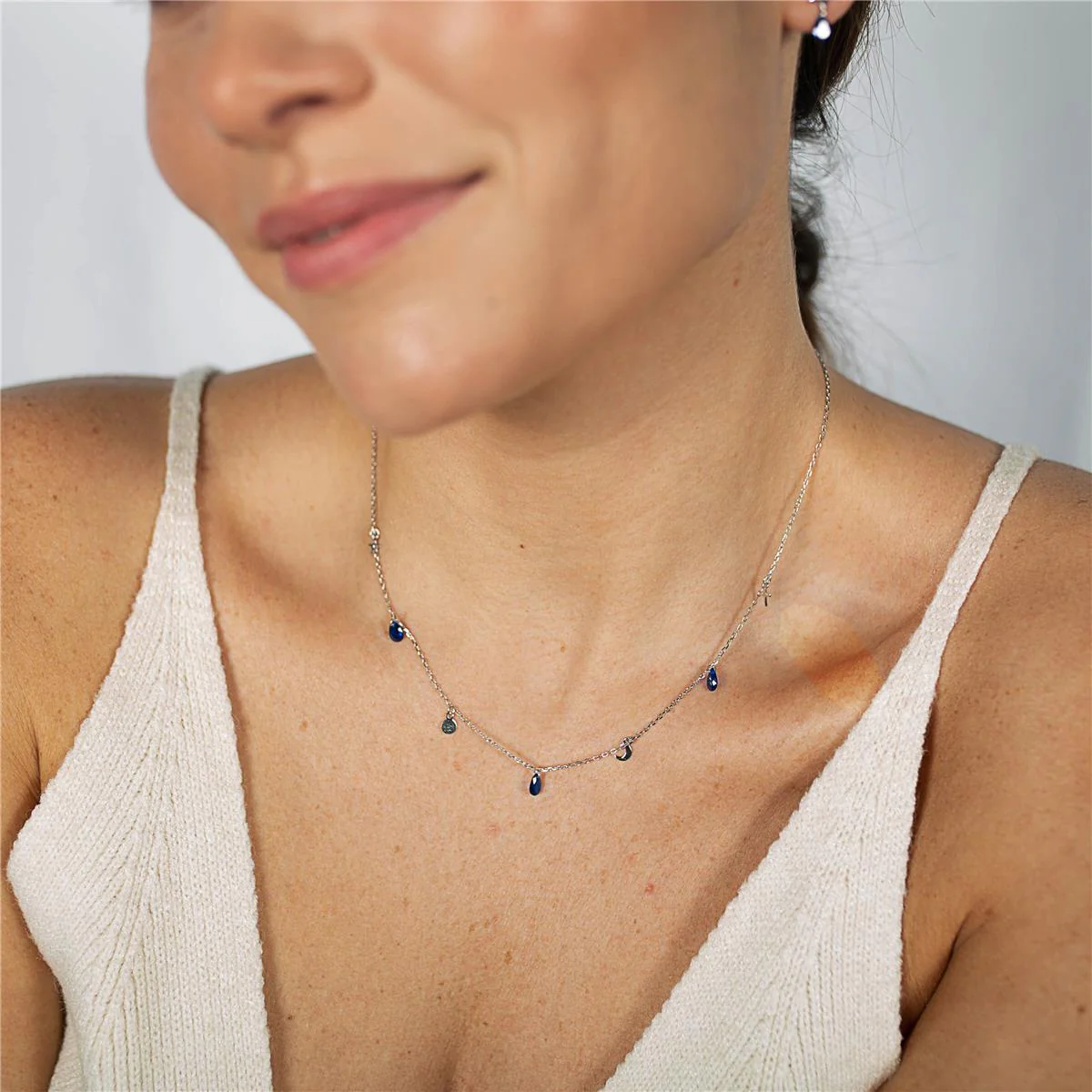 Collar Darnali Plata De Ley 925 - Darnali BLANCO - Image 4