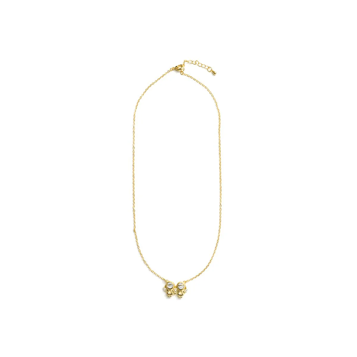 Collar de Circonita Brillante acabado en oro amarillo de 18k - Girls - Image 3