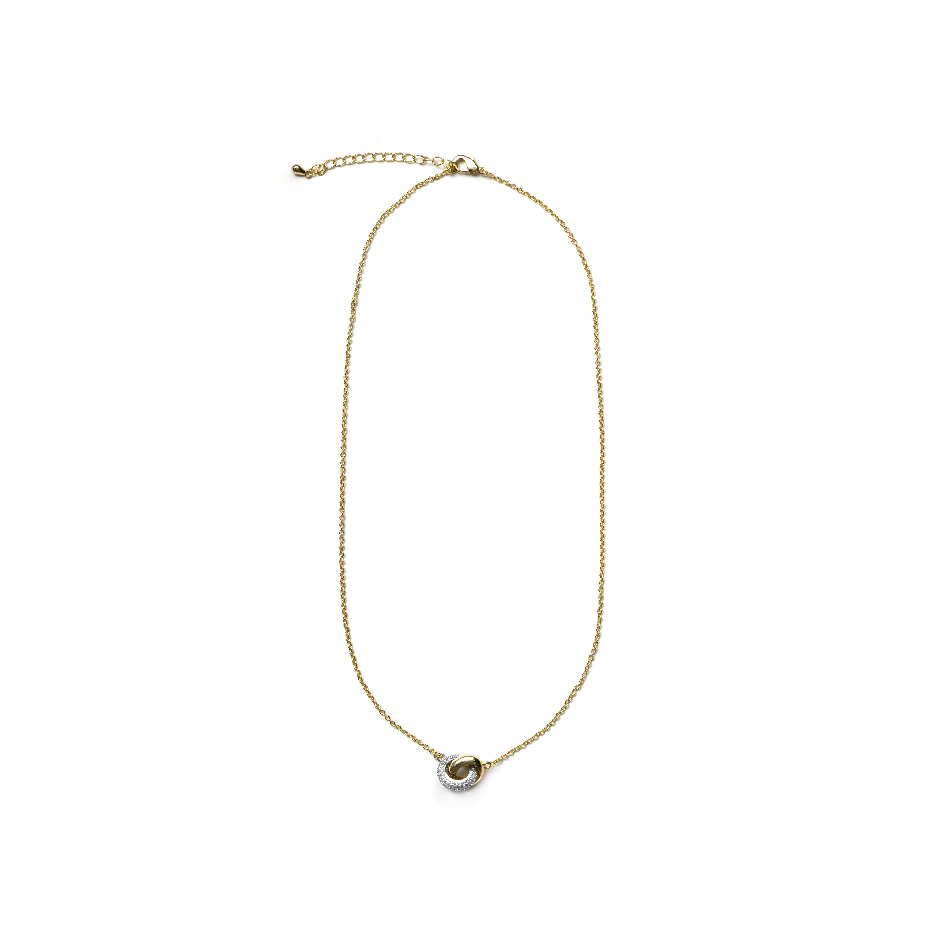 Collar de Circonita Brillante acabado en oro amarillo de 18k - Lepua - Image 3