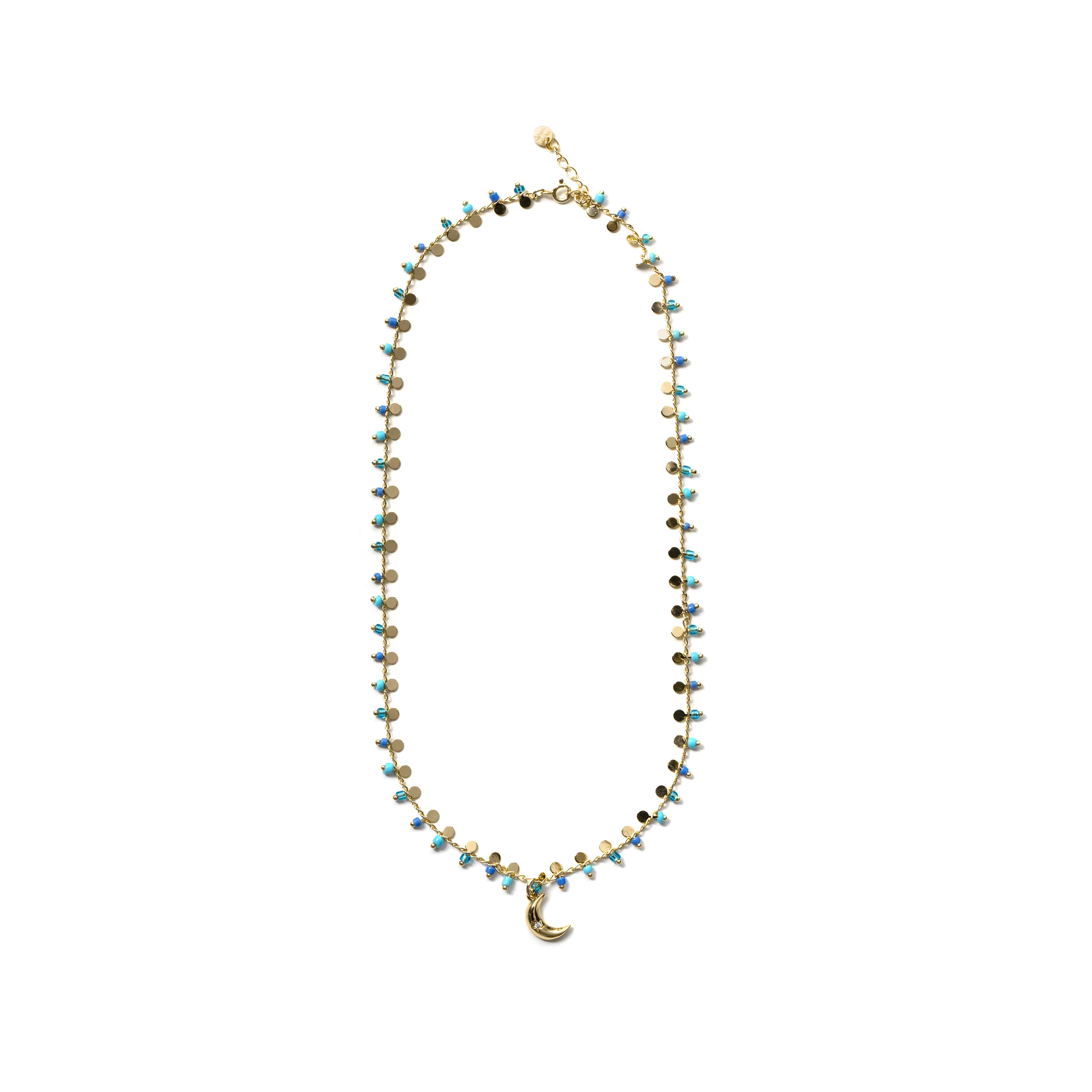 Collar de Plata de Ley 925 y Circonita Brillante acabado en oro amarillo de 18k - Limaso - Image 3