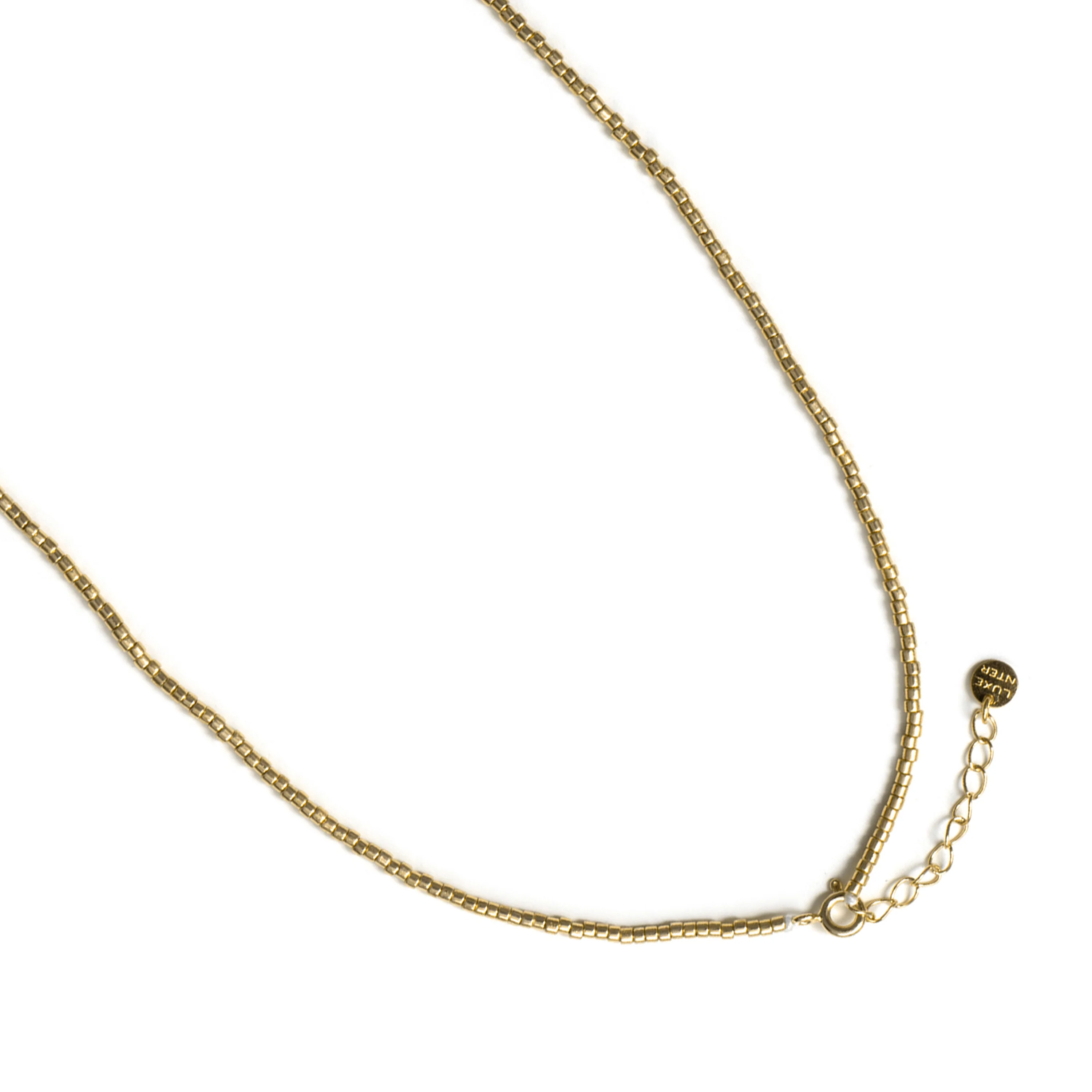 Collar de Plata de Ley 925 y Perla Blanca acabado en oro amarillo de 18k - Oschu - Image 7