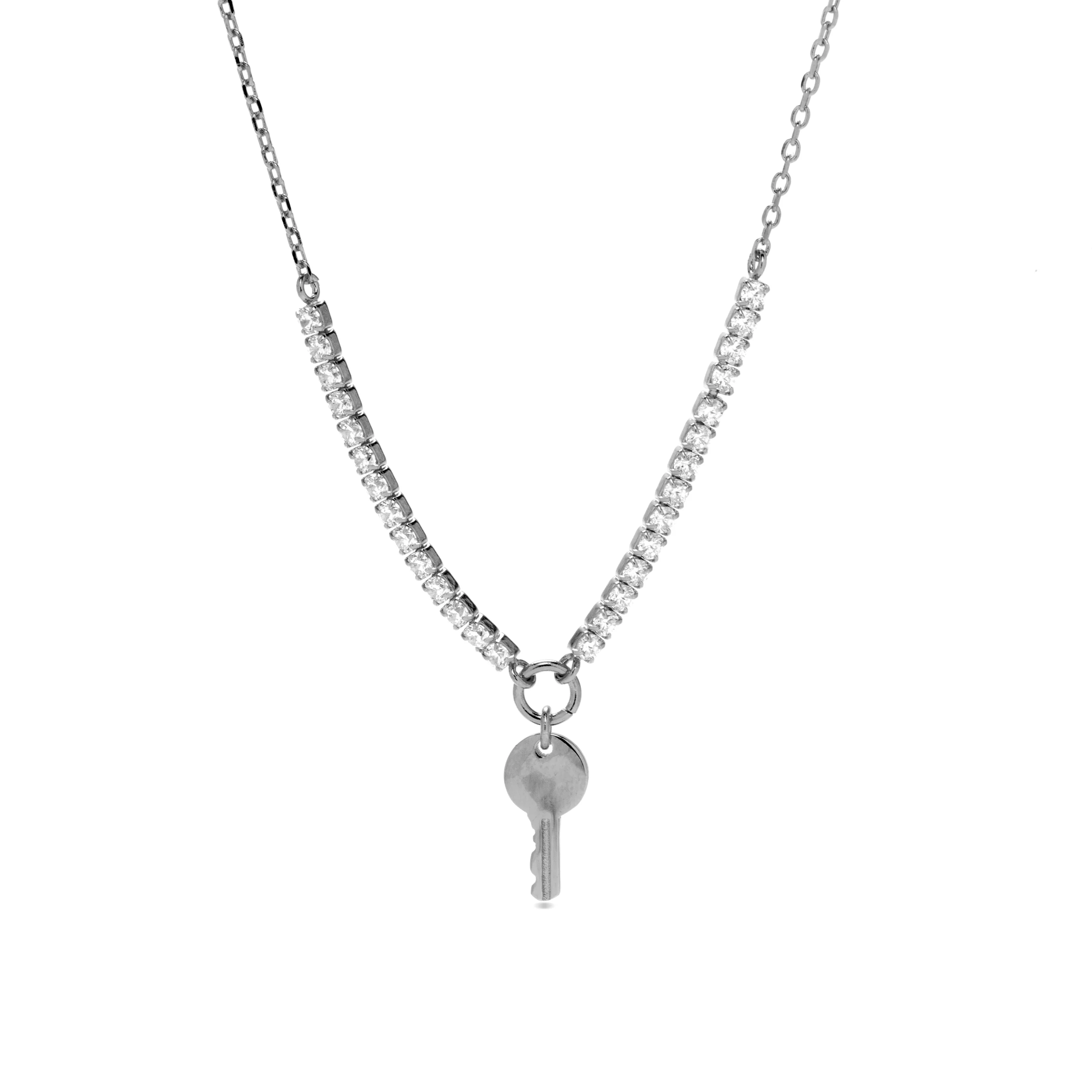 Collar de Plata de Ley 925 acabado en rodio - Dikar - Image 2