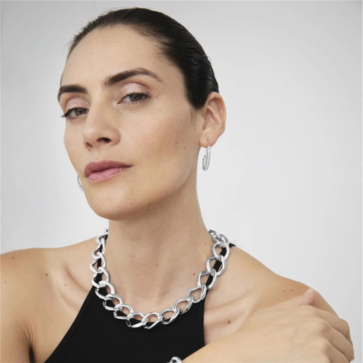 Collar Diraci acabado en Rodio - Diraci GRIS - Image 5