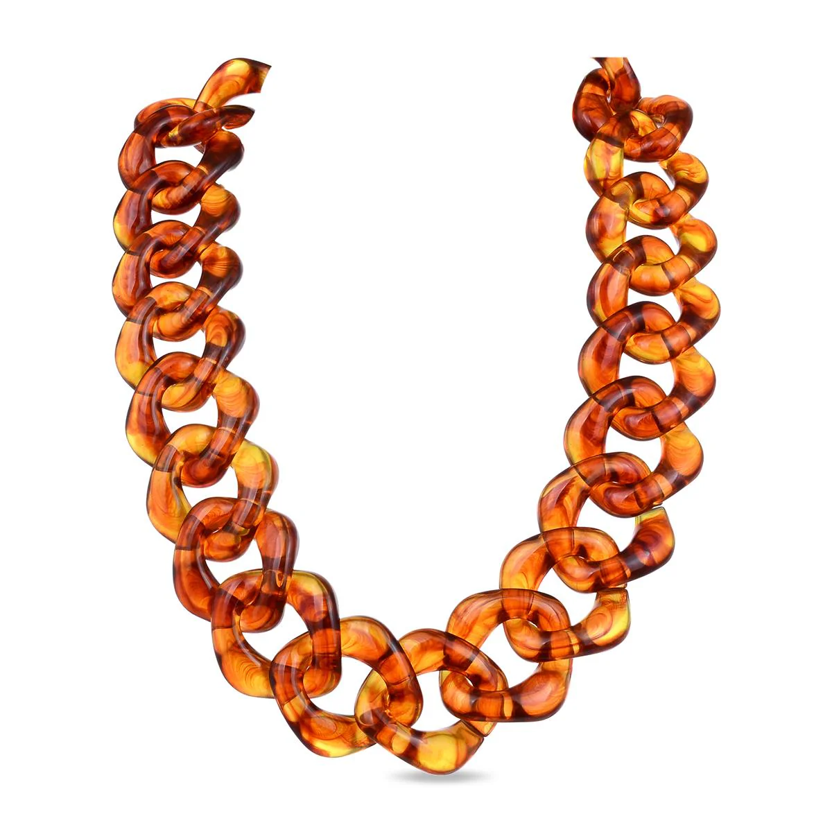 Collar Dunliam acabado en Oro Amarillo de 18 Kts - Dunliam NARANJA