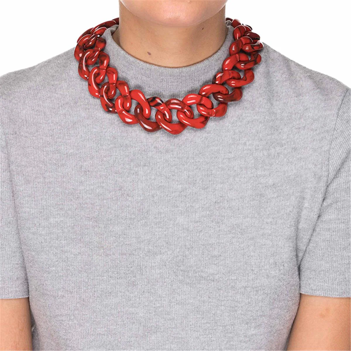 Collar Dunliam acabado en Oro Amarillo de 18 Kts - Dunliam ROJO - Image 2