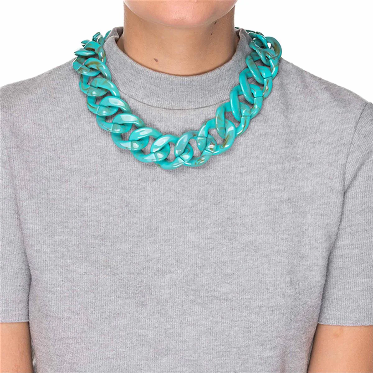 Collar Dunliam acabado en Rodio - Dunliam AZUL - Image 2