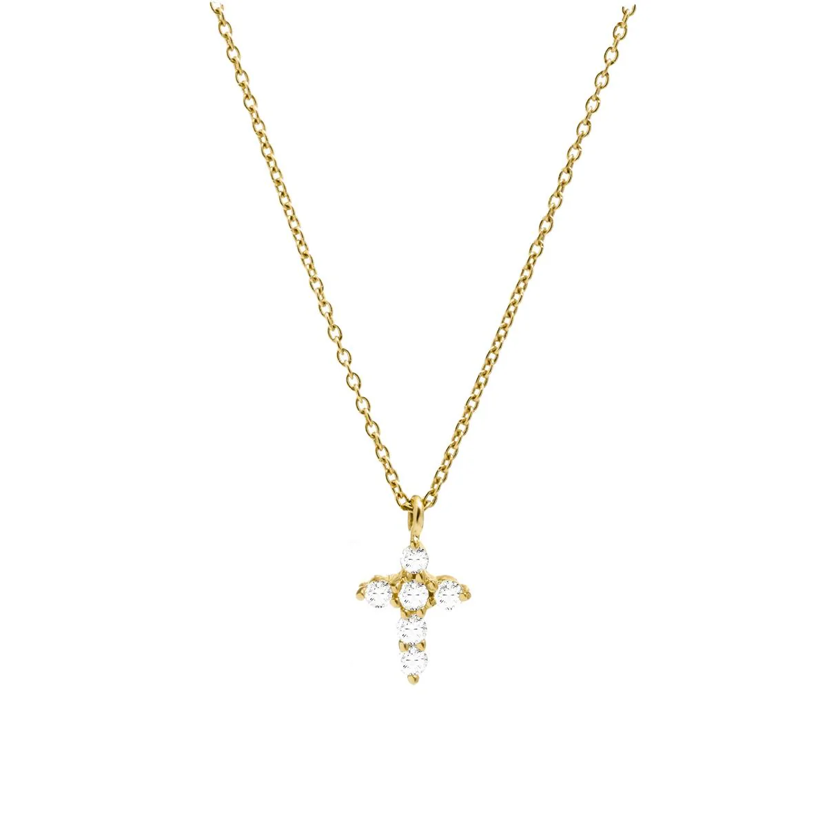 Collar Dursha Oro de ley 18k - Dursha BLANCO