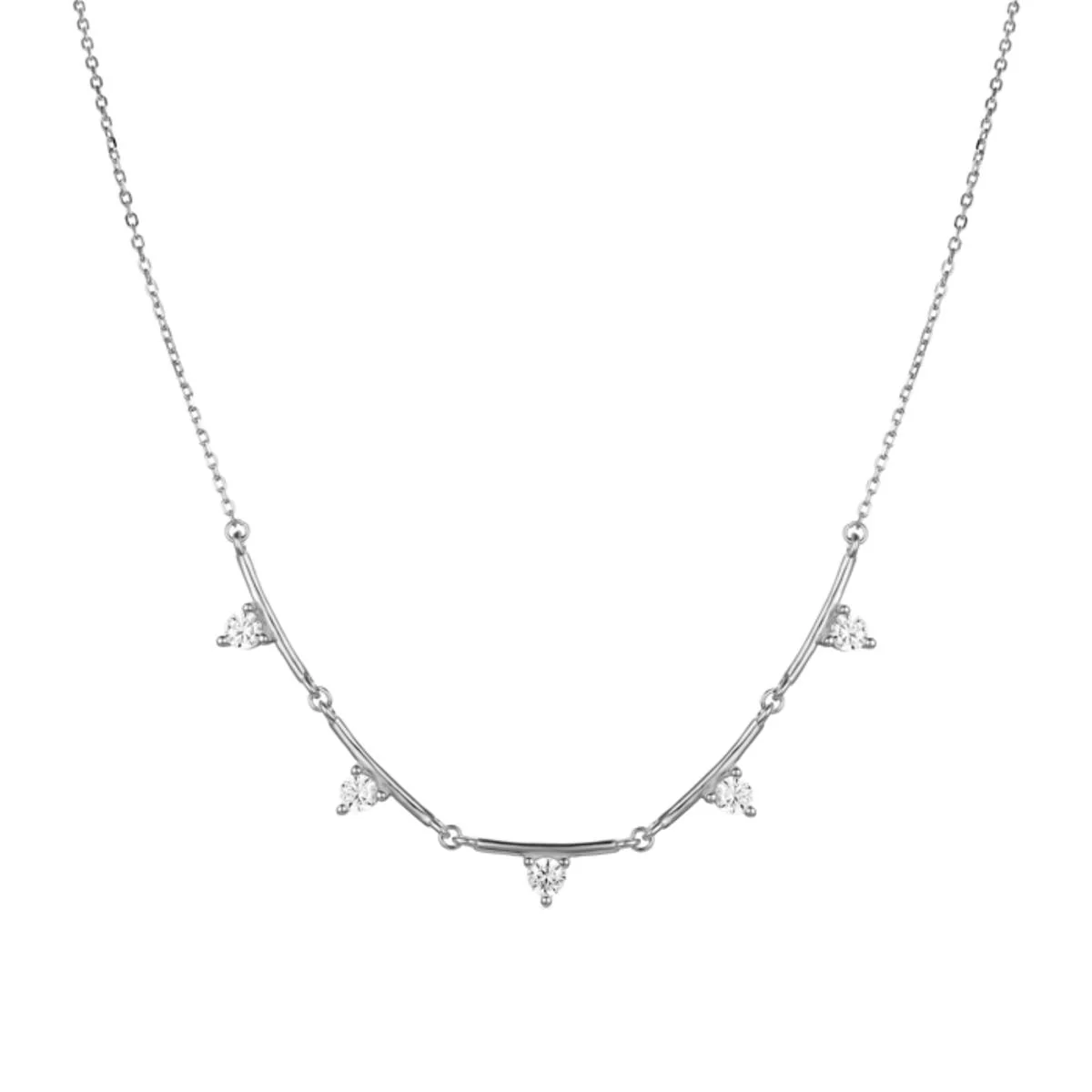 Collar Ediop Plata De Ley 925 - Ediop BLANCO