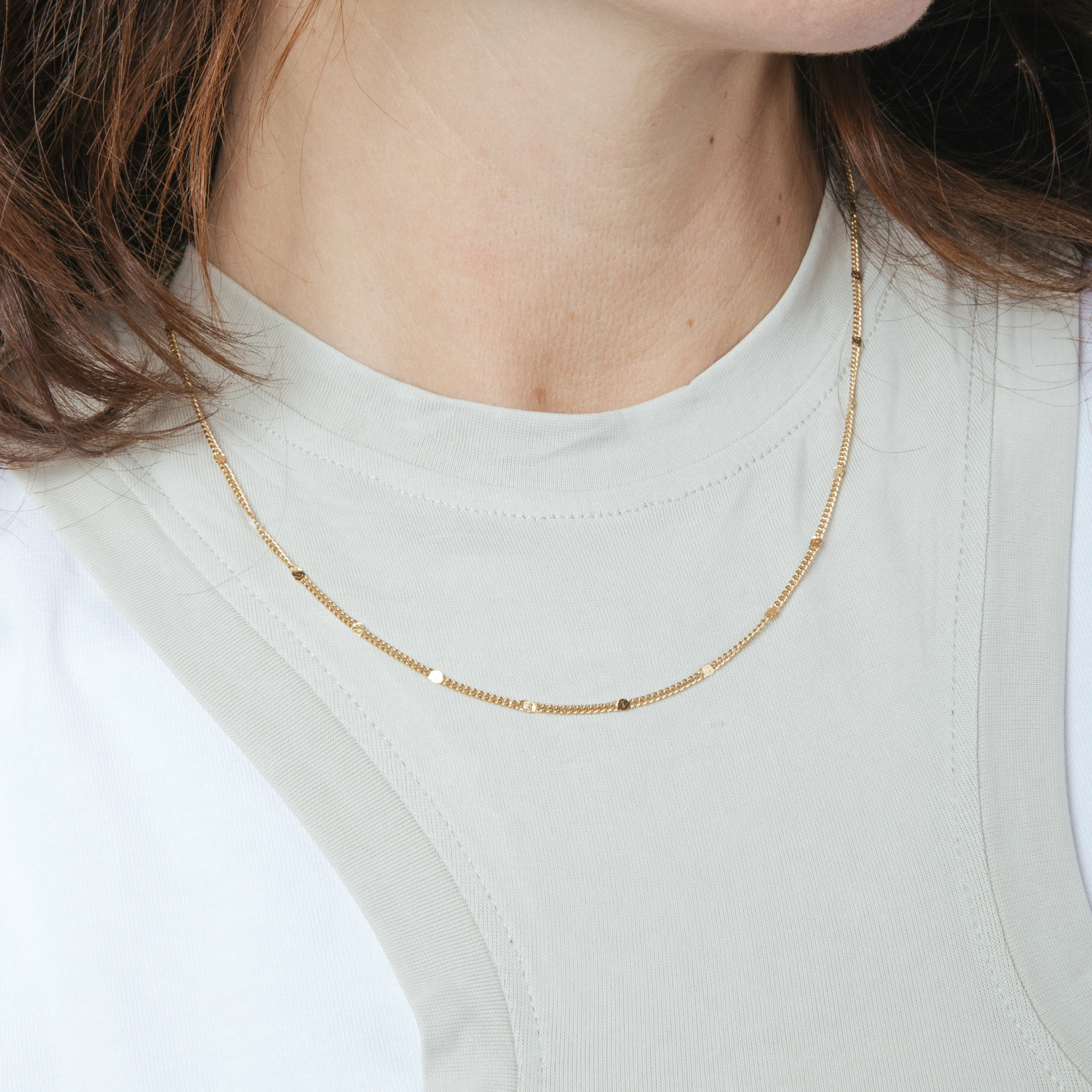 Collar de 45cm acabado en Oro Amarillo de 18K - Ejae - Image 4