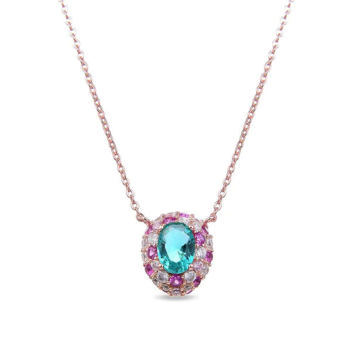 Collar Eldan Plata De Ley 925 - Eldan MULTICOLOR