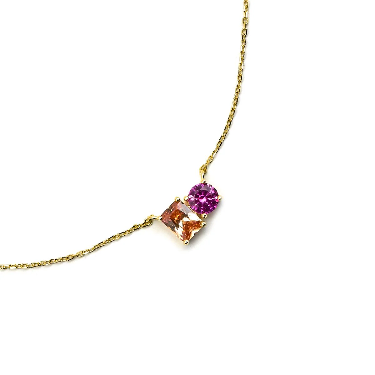 Collar Eleon Plata de Ley 925 - Eleon MULTICOLOR - Image 3