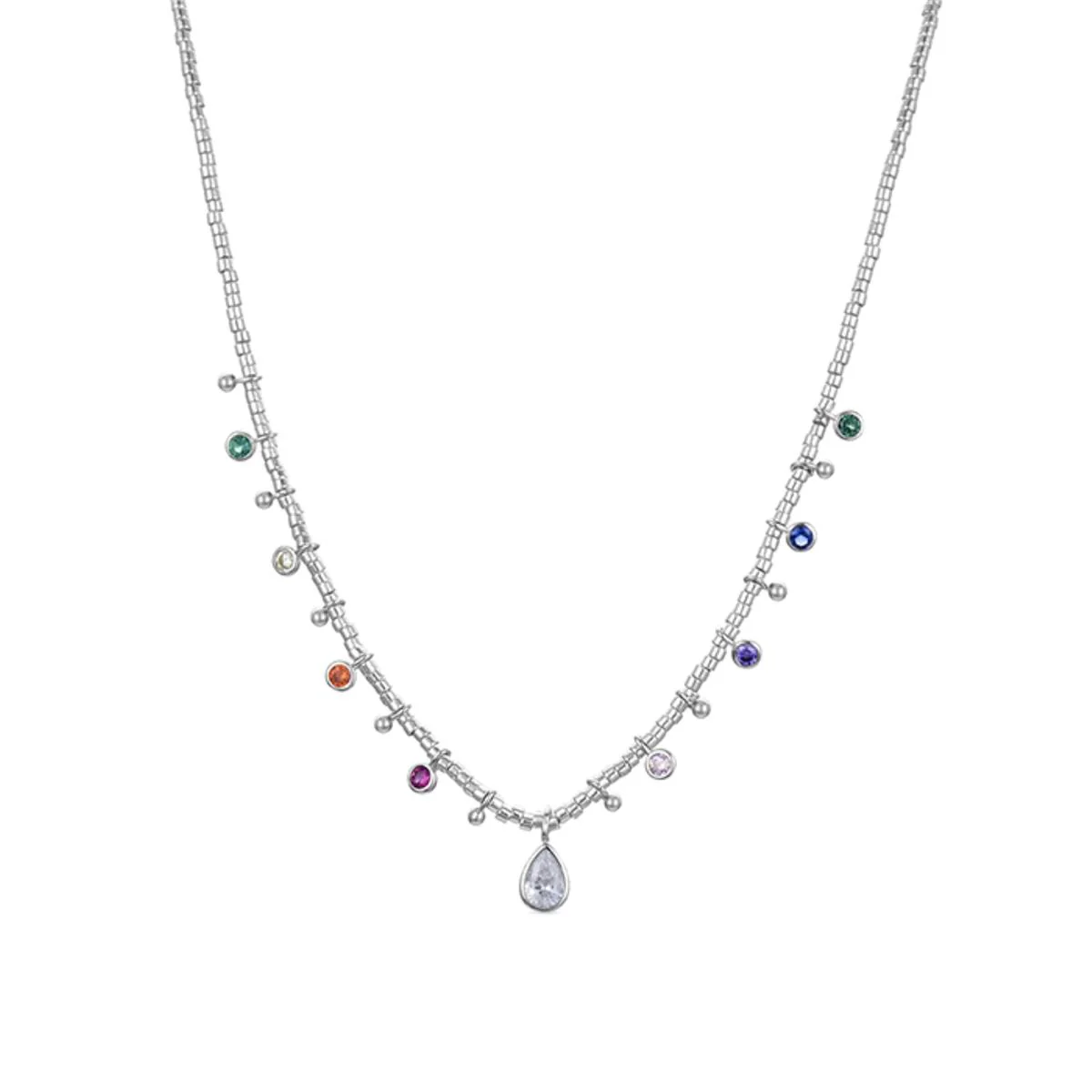 Collar Erlah Plata de Ley 925 - Erlah MULTICOLOR