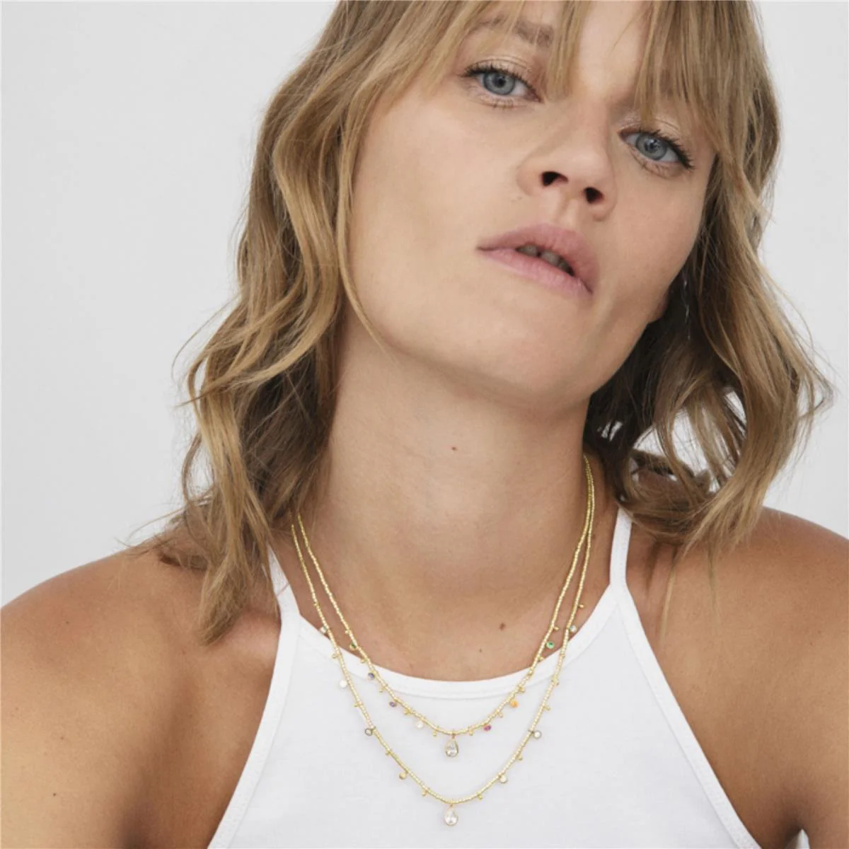Collar Erlah Plata de Ley 925 - Erlah MULTICOLOR - Image 2