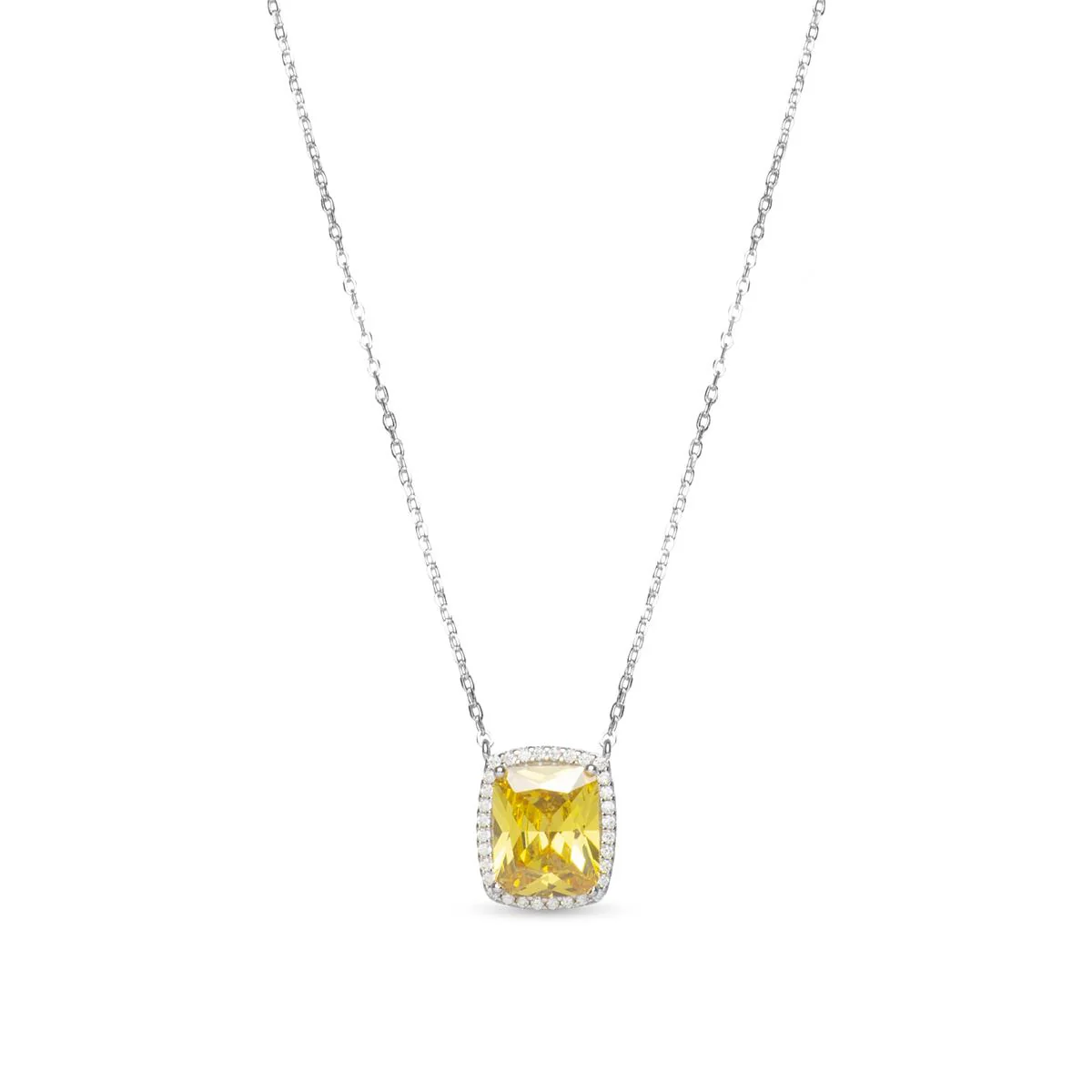 Collar Euria Plata De Ley 925 - Euria AMARILLO
