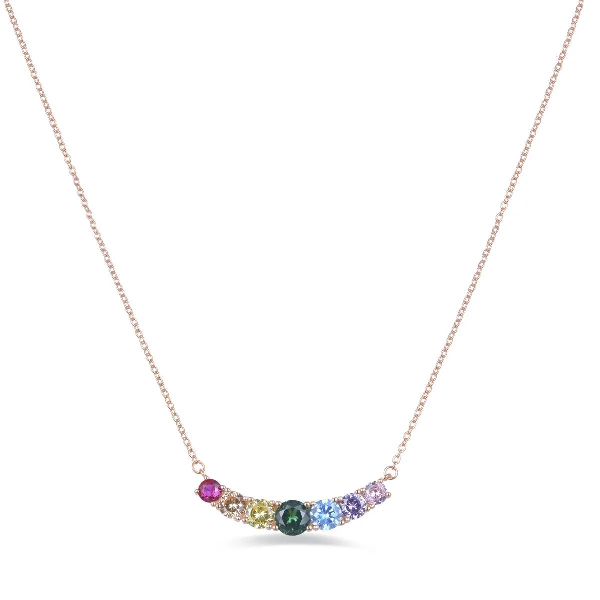 Collar Ezak Plata De Ley 925 - Ezak MULTICOLOR