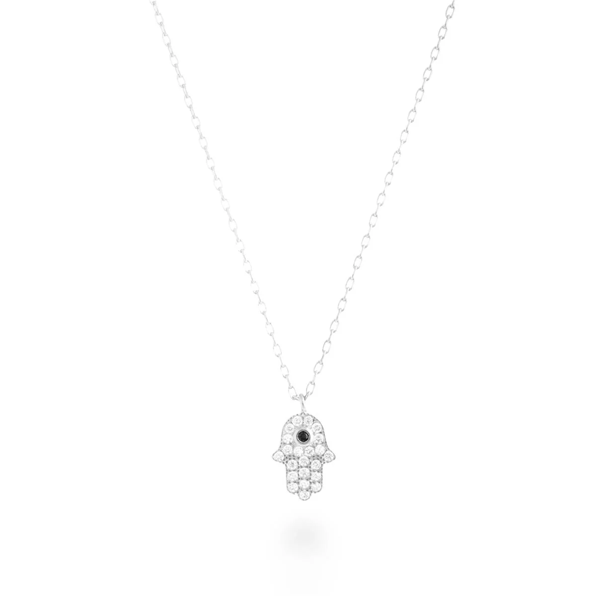 Collar Fatima Plata De Ley 925 - Fatima BLANCO