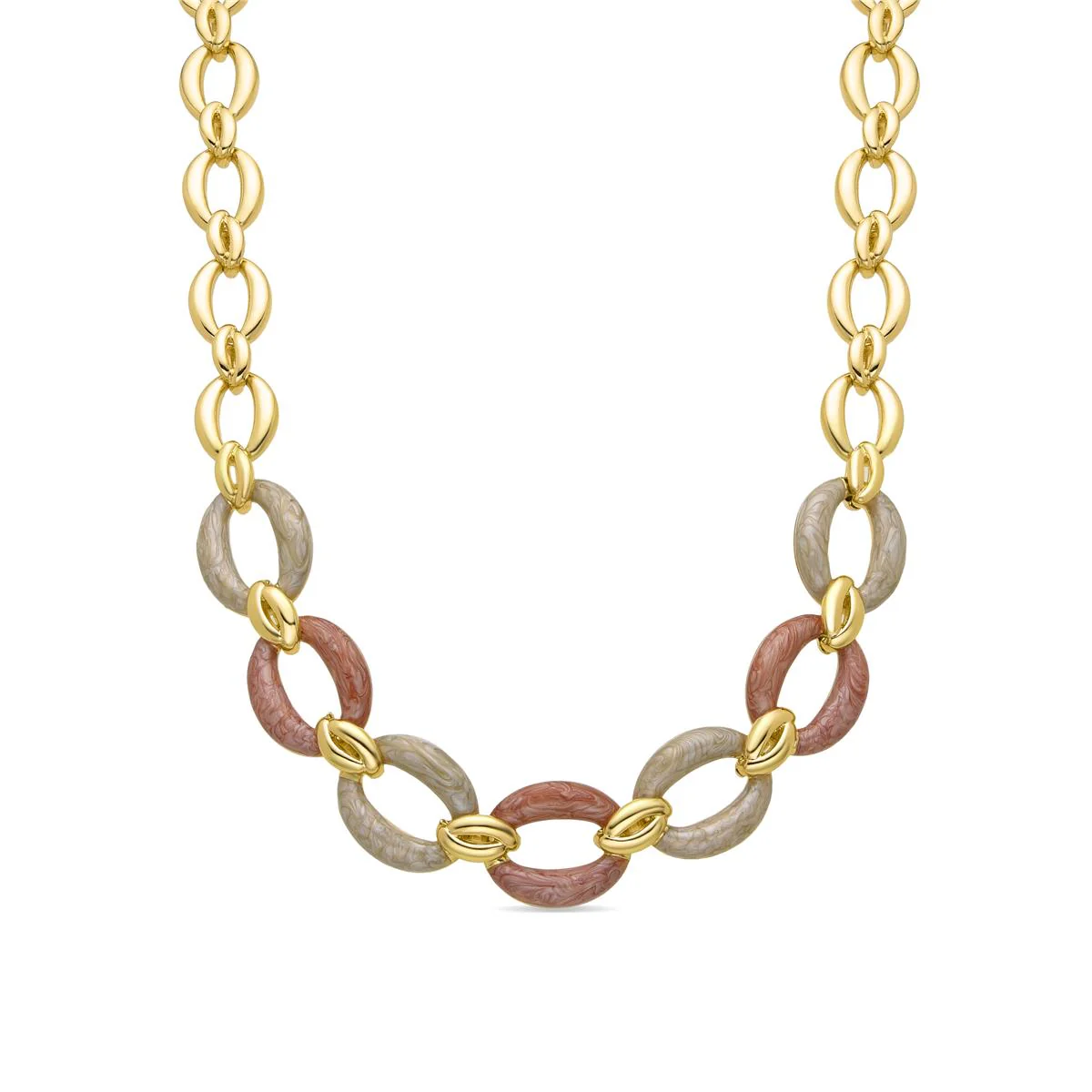 Collar Gahai acabado en oro amarillo 18K - Gahai MULTICOLOR