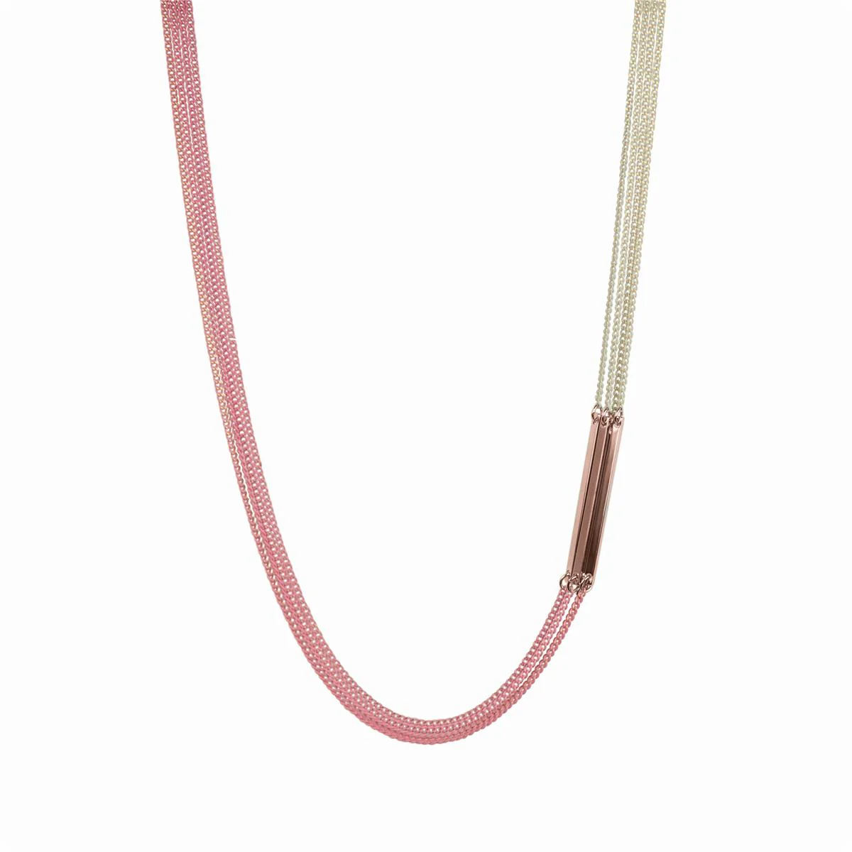Collar Gannasat acabado en Oro Amarillo de 18 Kts - Gannasat MULTICOLOR
