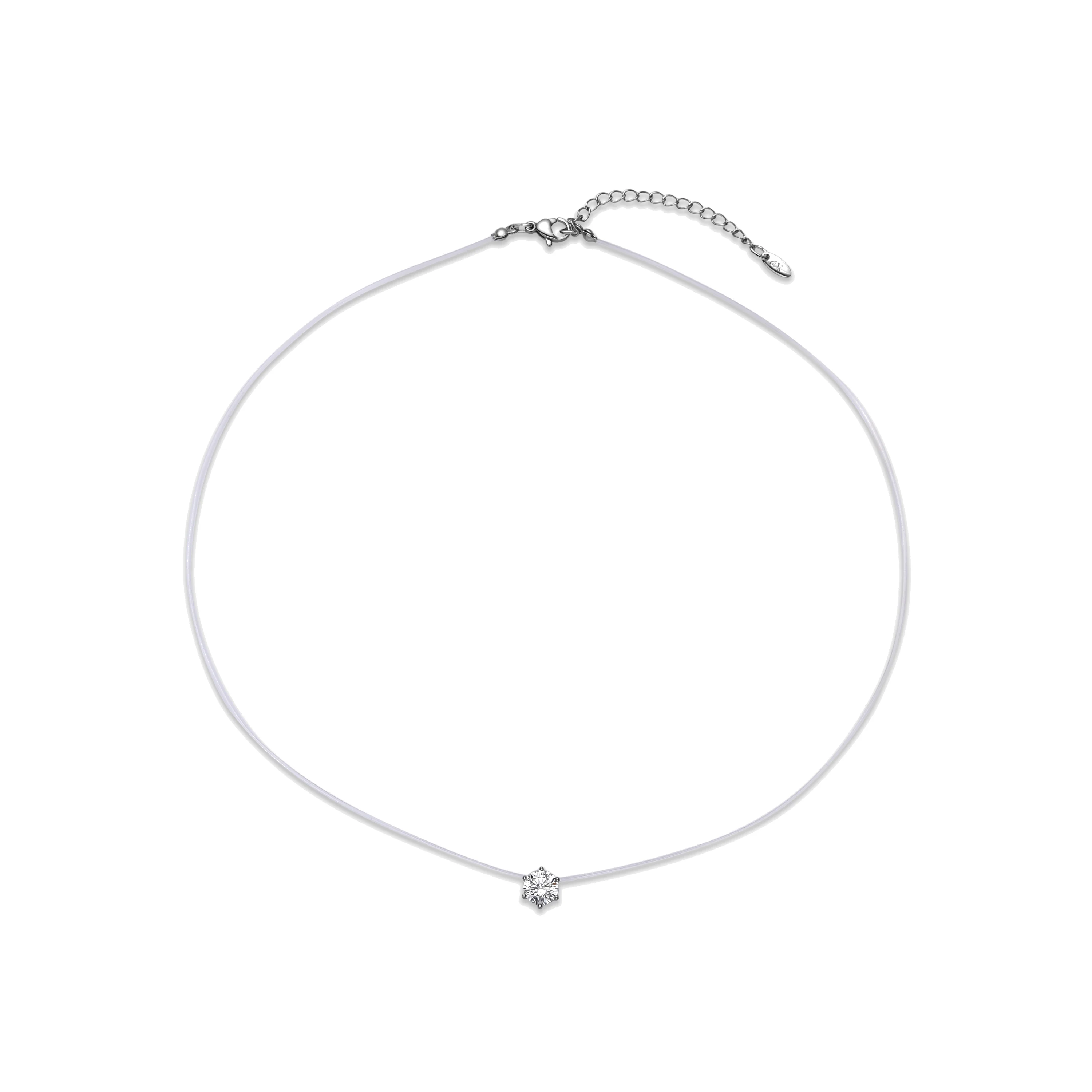 Collar con Circonita Brillante acabado plata - Goyrys - Image 2