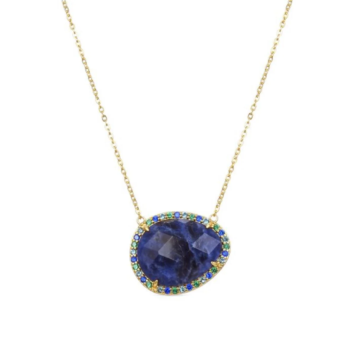 Collar Griel Plata De Ley 925 - Griel AZUL