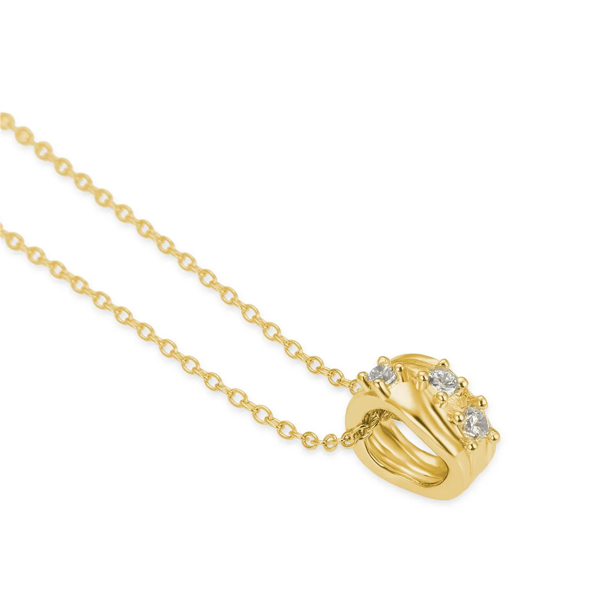Collar Haimil Plata De Ley 925 - Haimil AMARILLO - Image 3