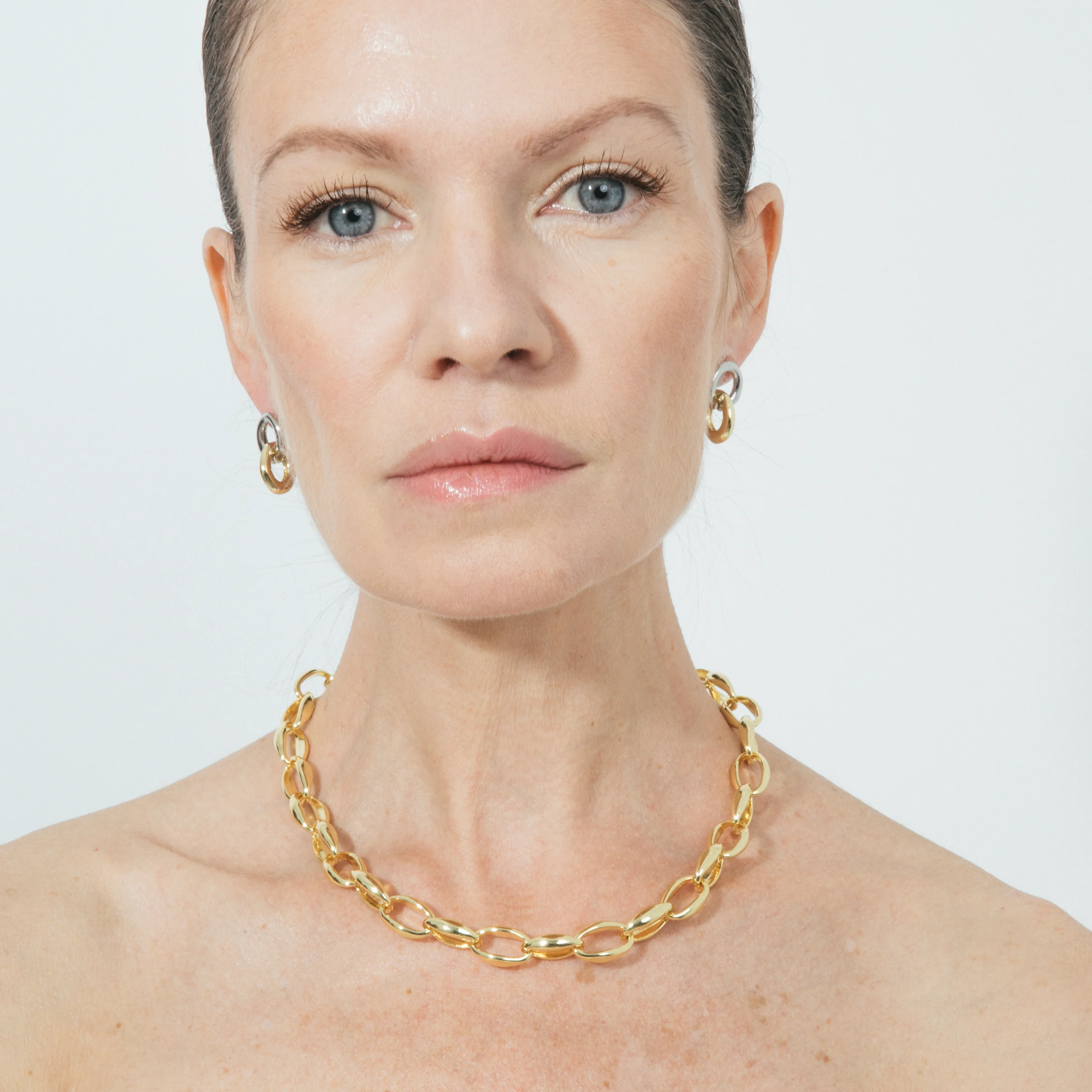 Collar de 42cm acabado en Oro Amarillo de 18k - Hande - Image 5