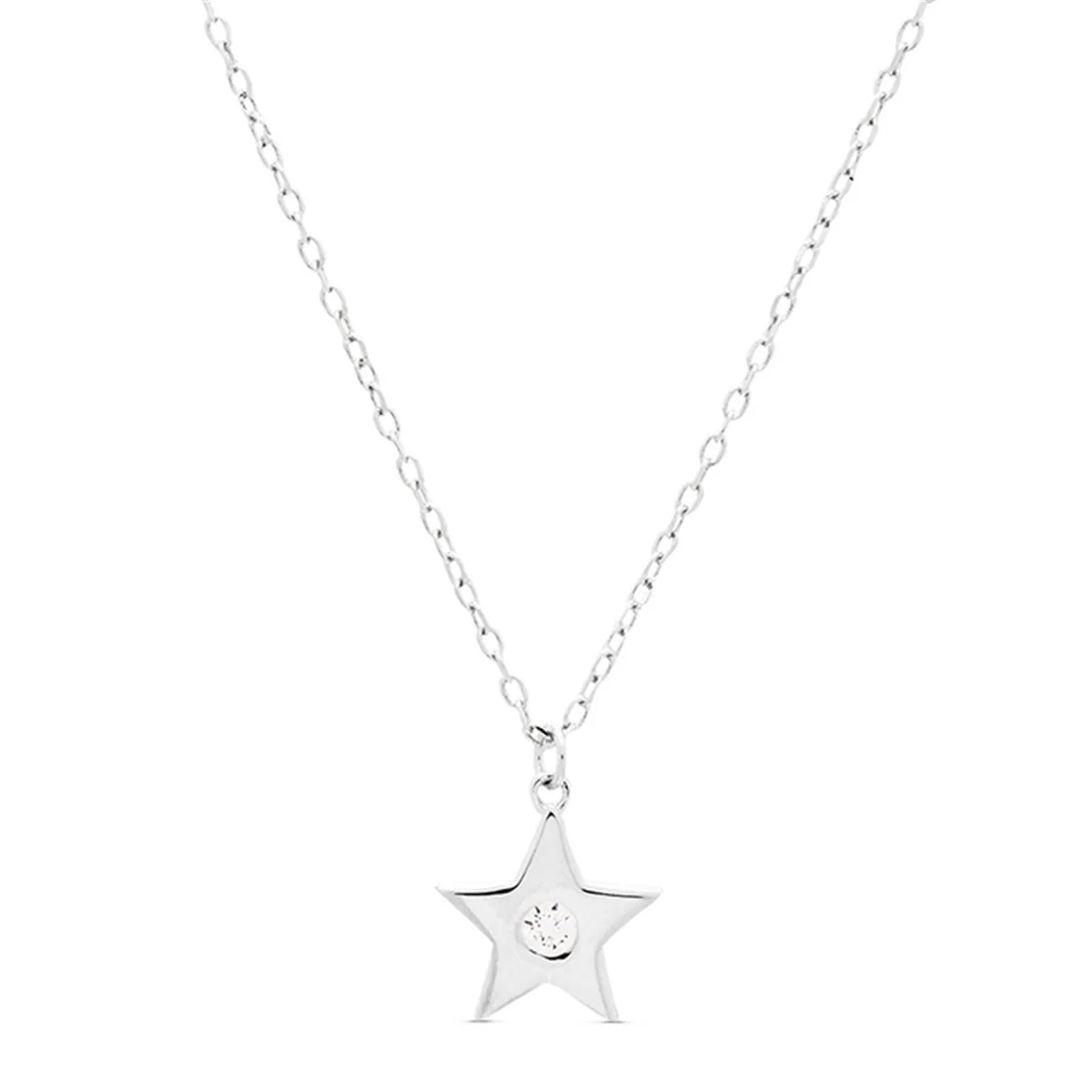 Collar Hanya Plata De Ley 925 - Hanya BLANCO