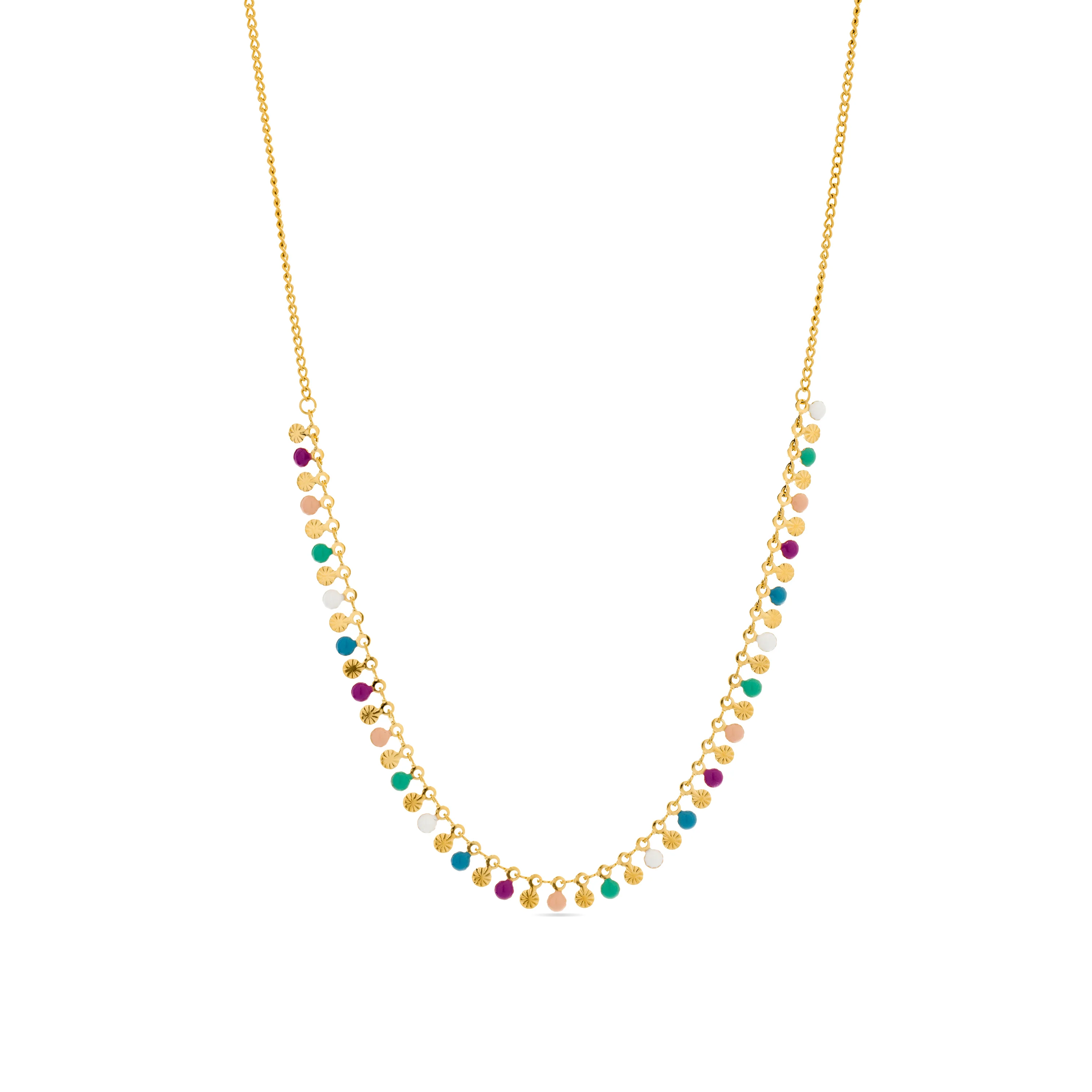 Collar acabado en oro amarillo 18K - Haraim
