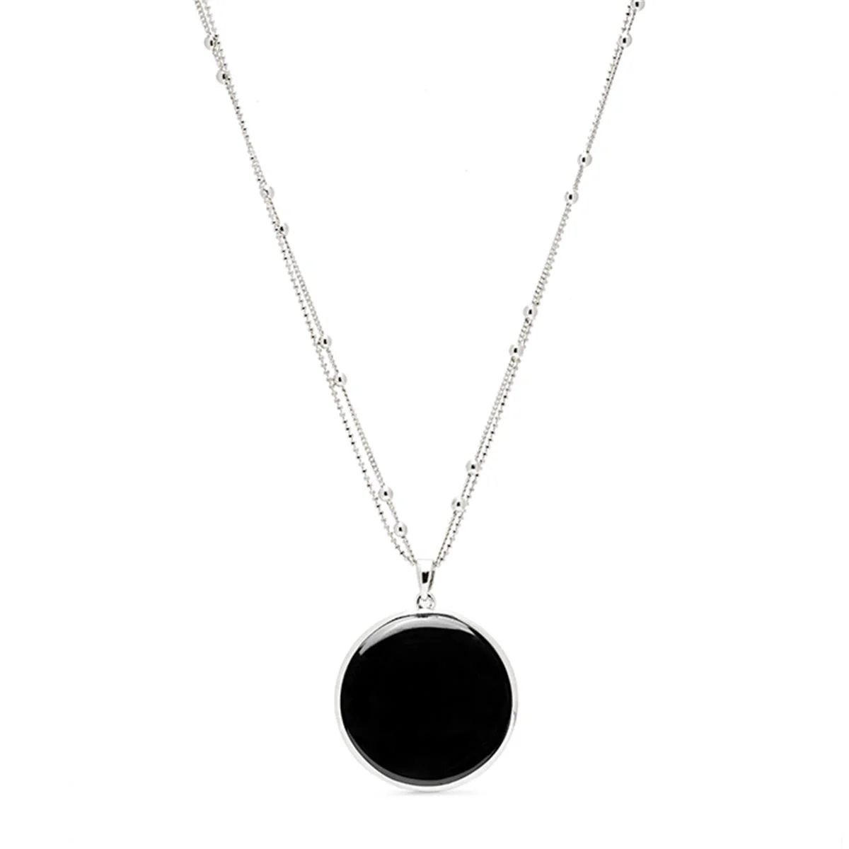 Collar Harma acabado en Rodio - Harma NEGRO