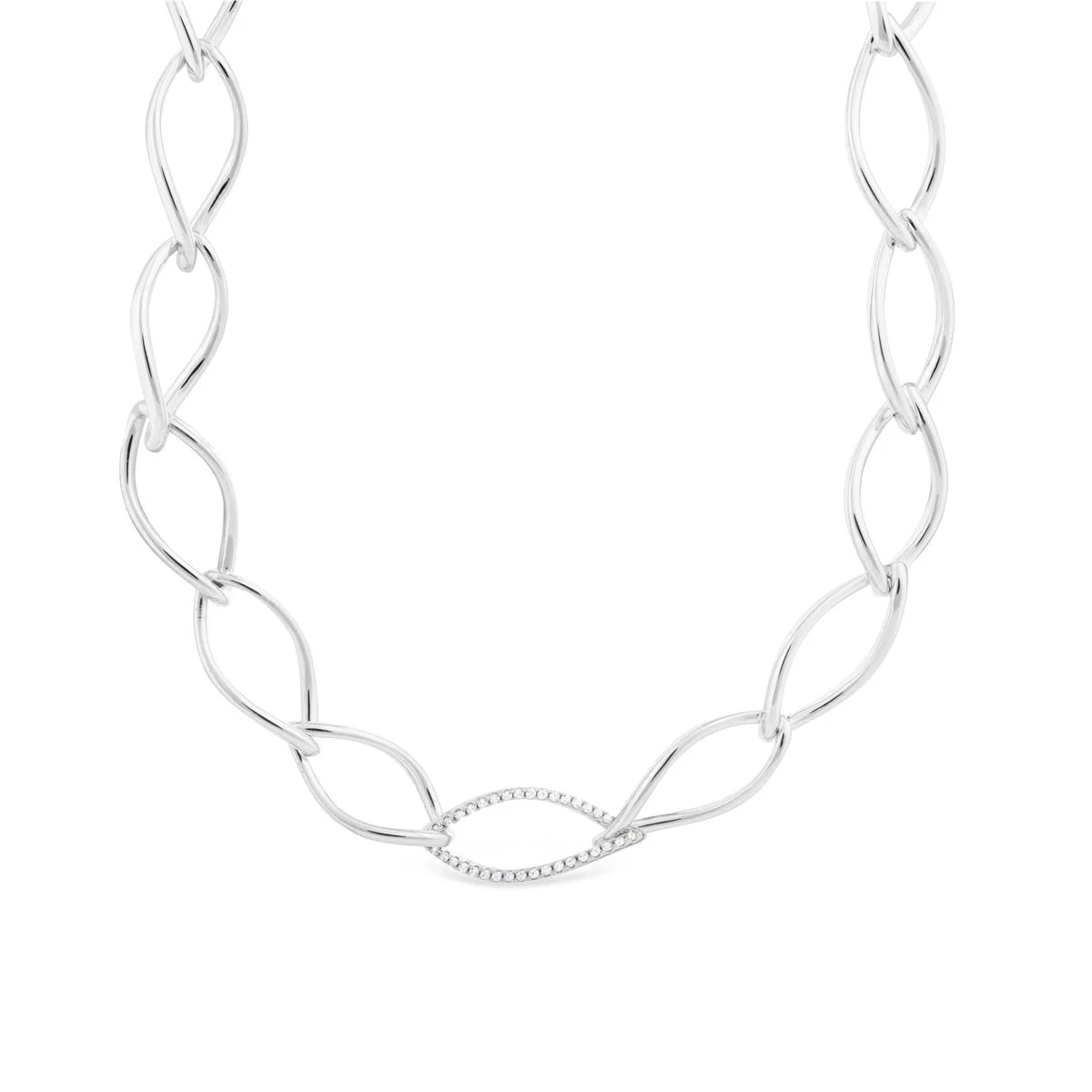 Collar Hatye Plata De Ley 925 - Hatye BLANCO