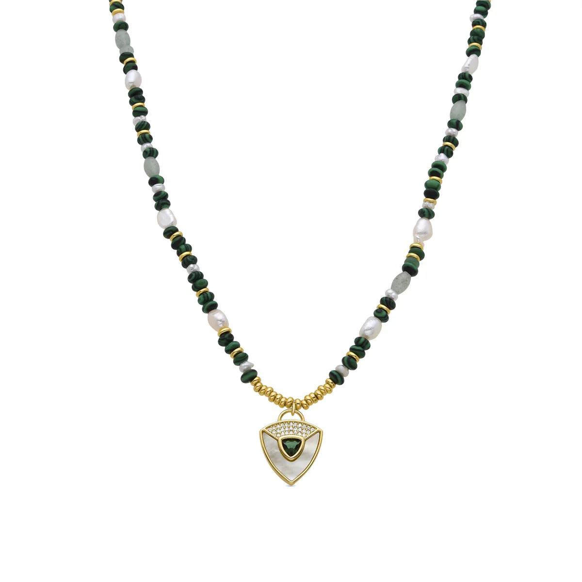 Collar Haylma Plata de Ley 925 - Haylma VERDE