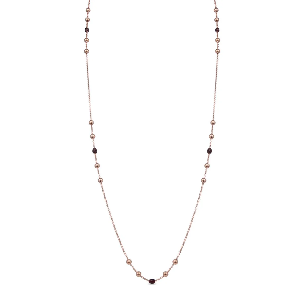 Collar Hesta Plata De Ley 925 - Hesta MARRON