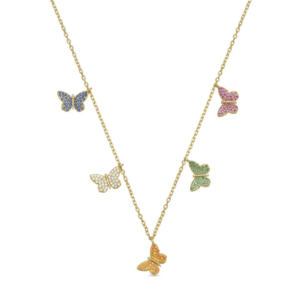 Collar Hewda Plata de Ley 925 - Hewda MULTICOLOR
