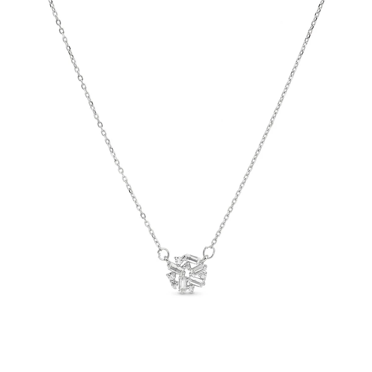 Collar Hewsyl Plata De Ley 925 - Hewsyl BLANCO