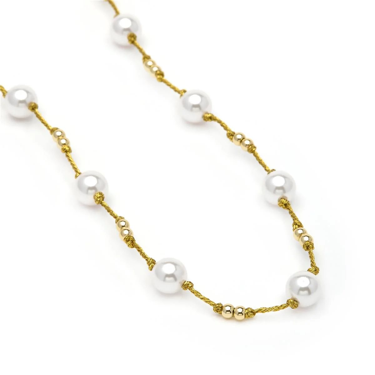Collar de Plata de Ley 925 y Circonita Brillante acabado en oro amarillo 18k - Hilnio - Image 4