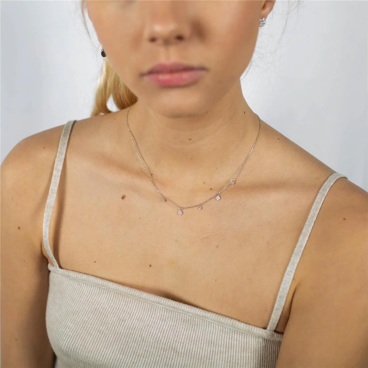 Collar Hudur Plata De Ley 925 - Hudur BLANCO - Image 4