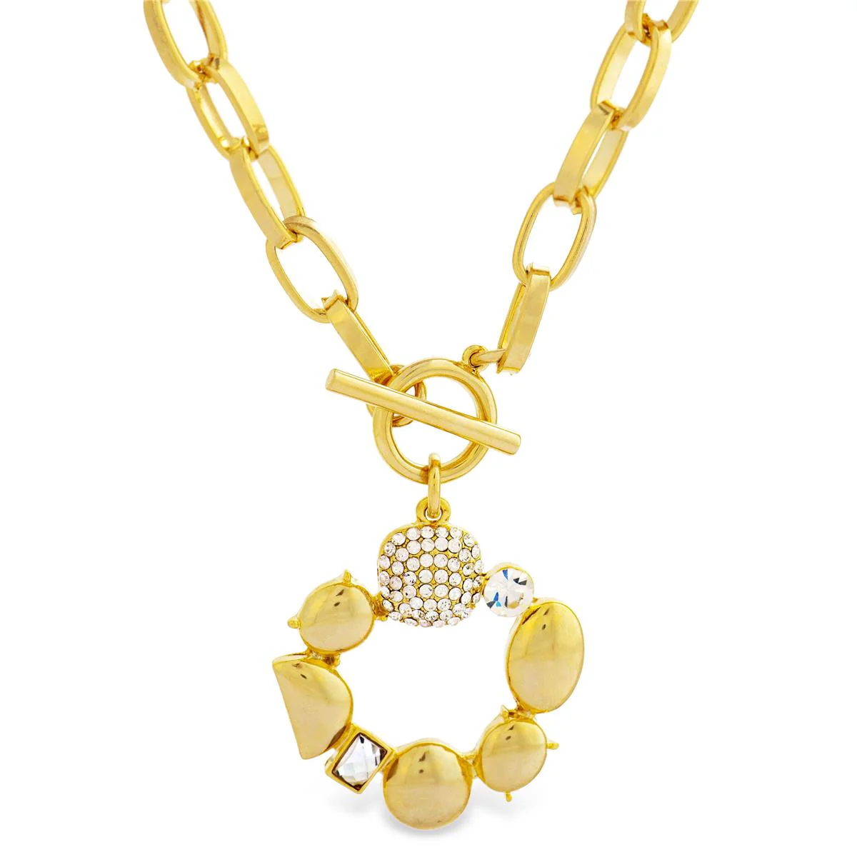 Collar Idan acabado en Oro Amarillo De 18 Quilates - Idan AMARILLO