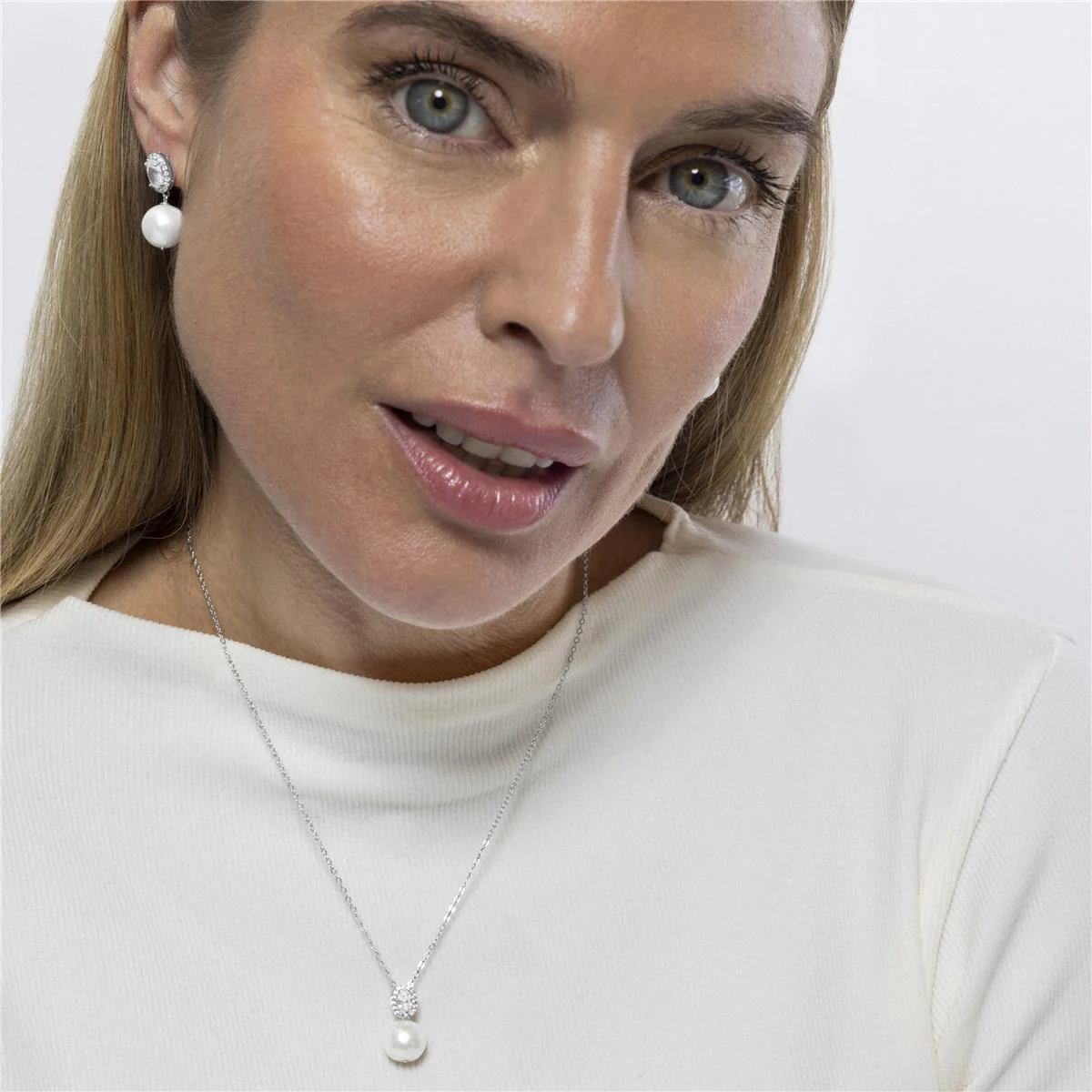 Collar Ihri Plata de Ley 925 - Ihri BLANCO - Image 3